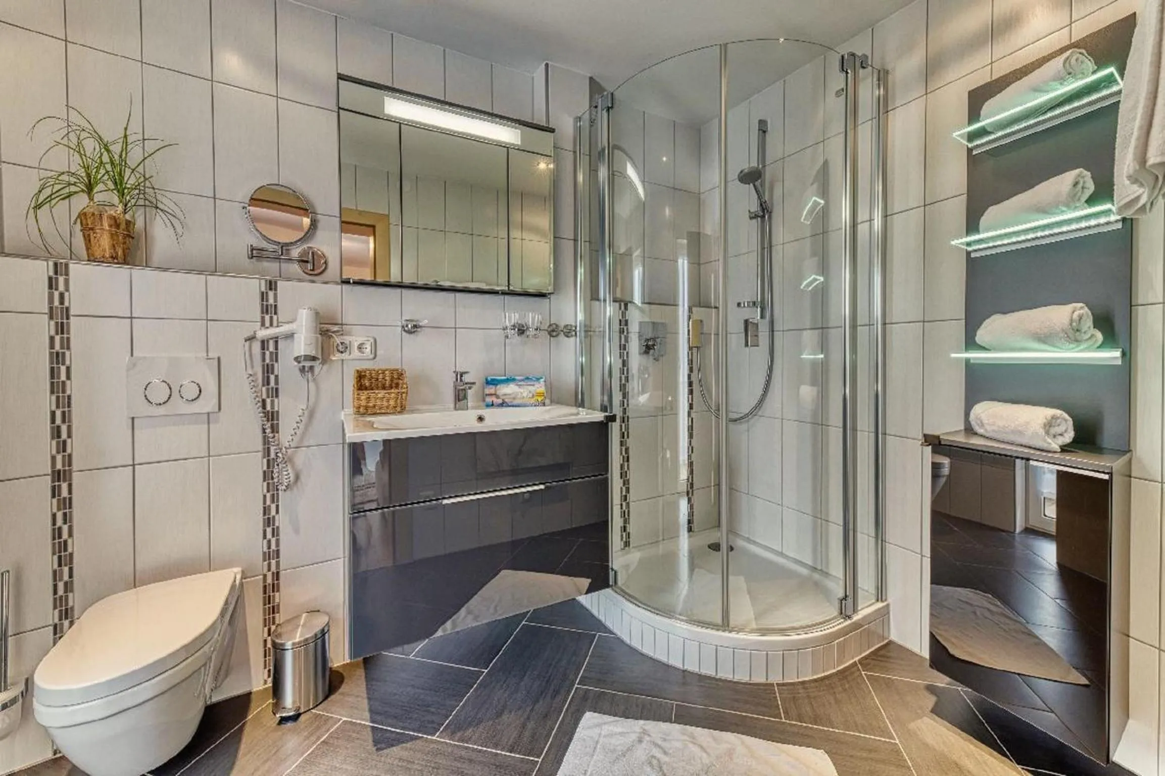 Bathroom in Hotel Hirschenstein