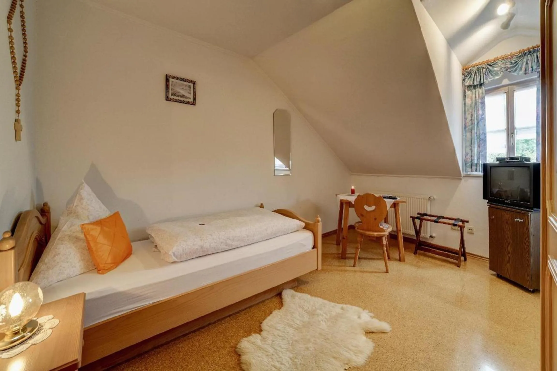 Bedroom, Bed in Hotel Hirschenstein