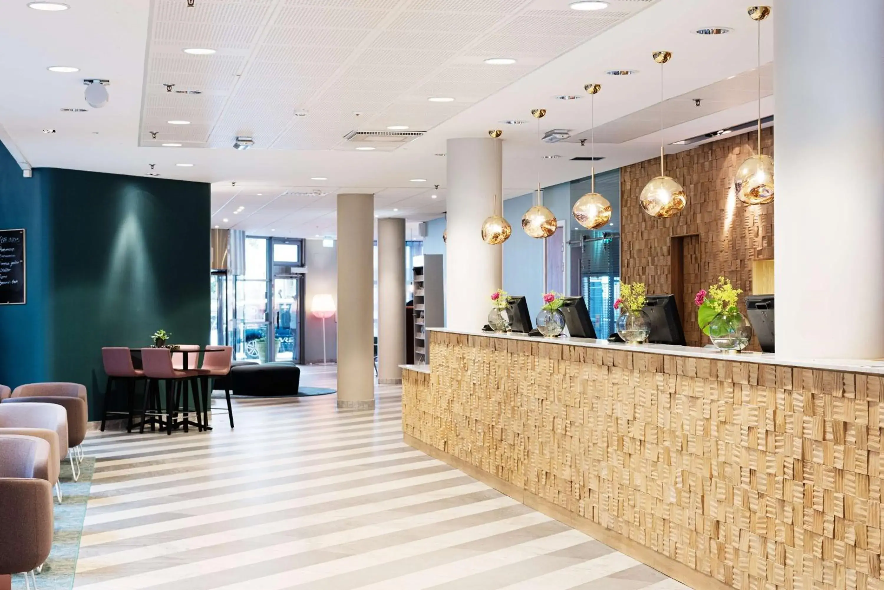 Lobby or reception in Scandic Crown Lobby or reception in Scandic Crown
