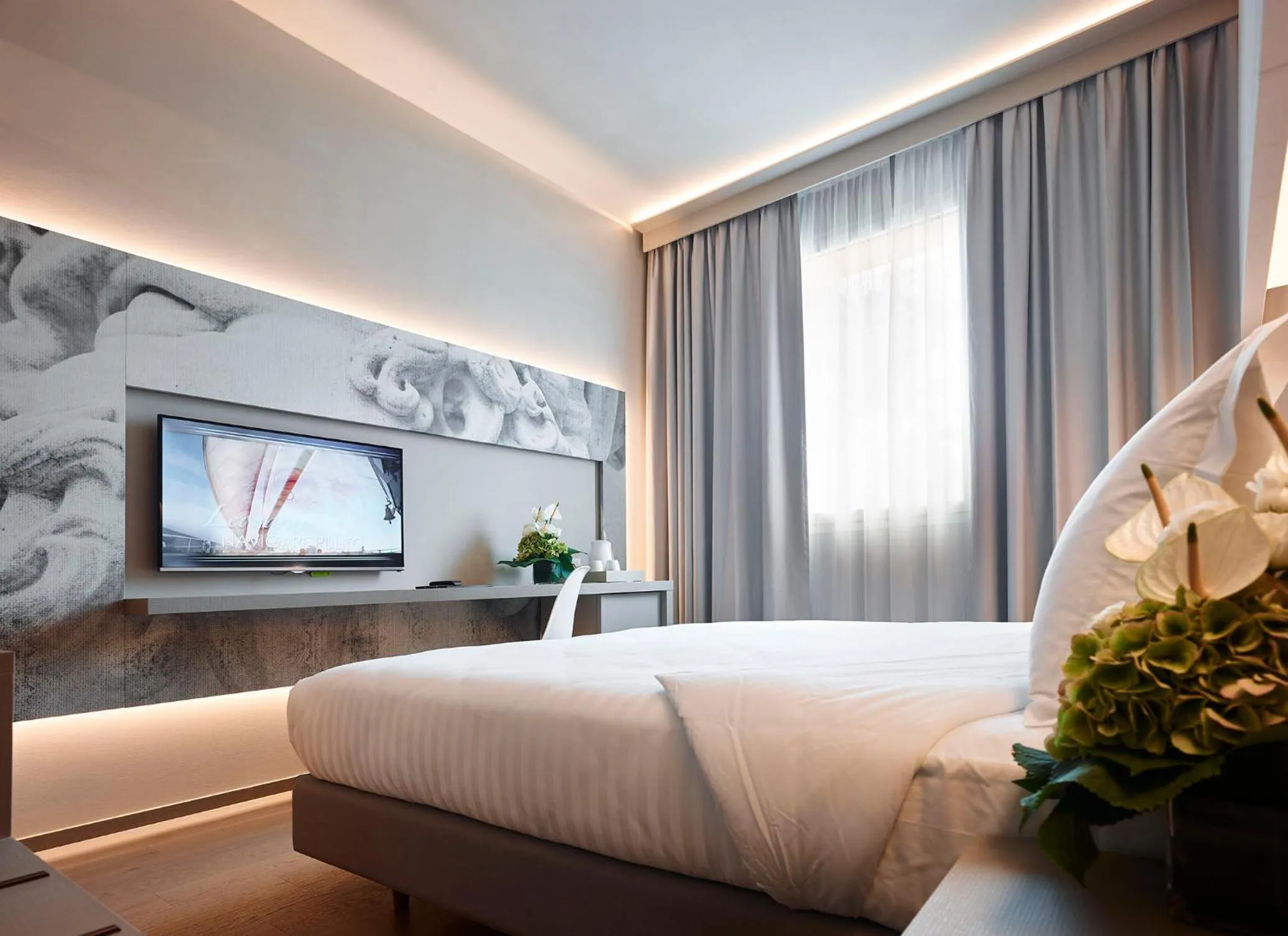 Bedroom, Bed in Hotel Glance In Florence