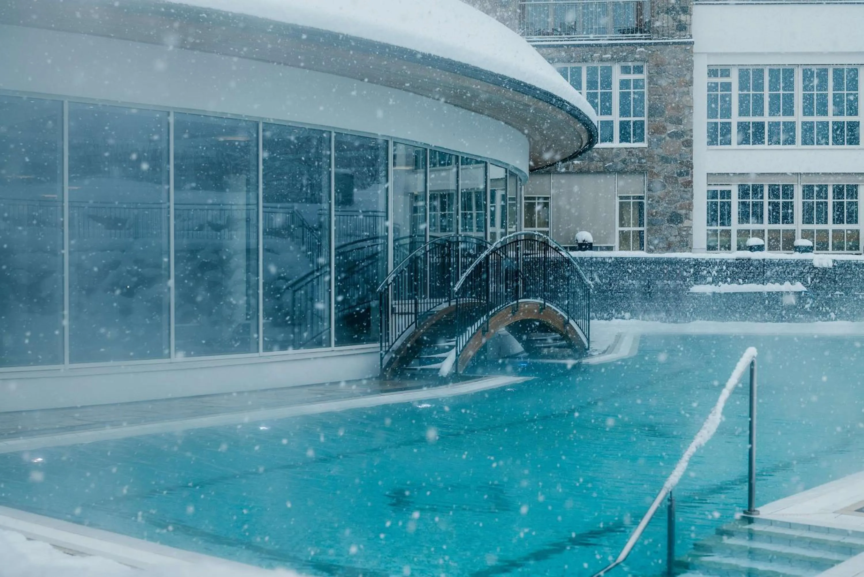Pool view in Grand Tirolia Kitzbühel - Member of Hommage Luxury Hotels Collection