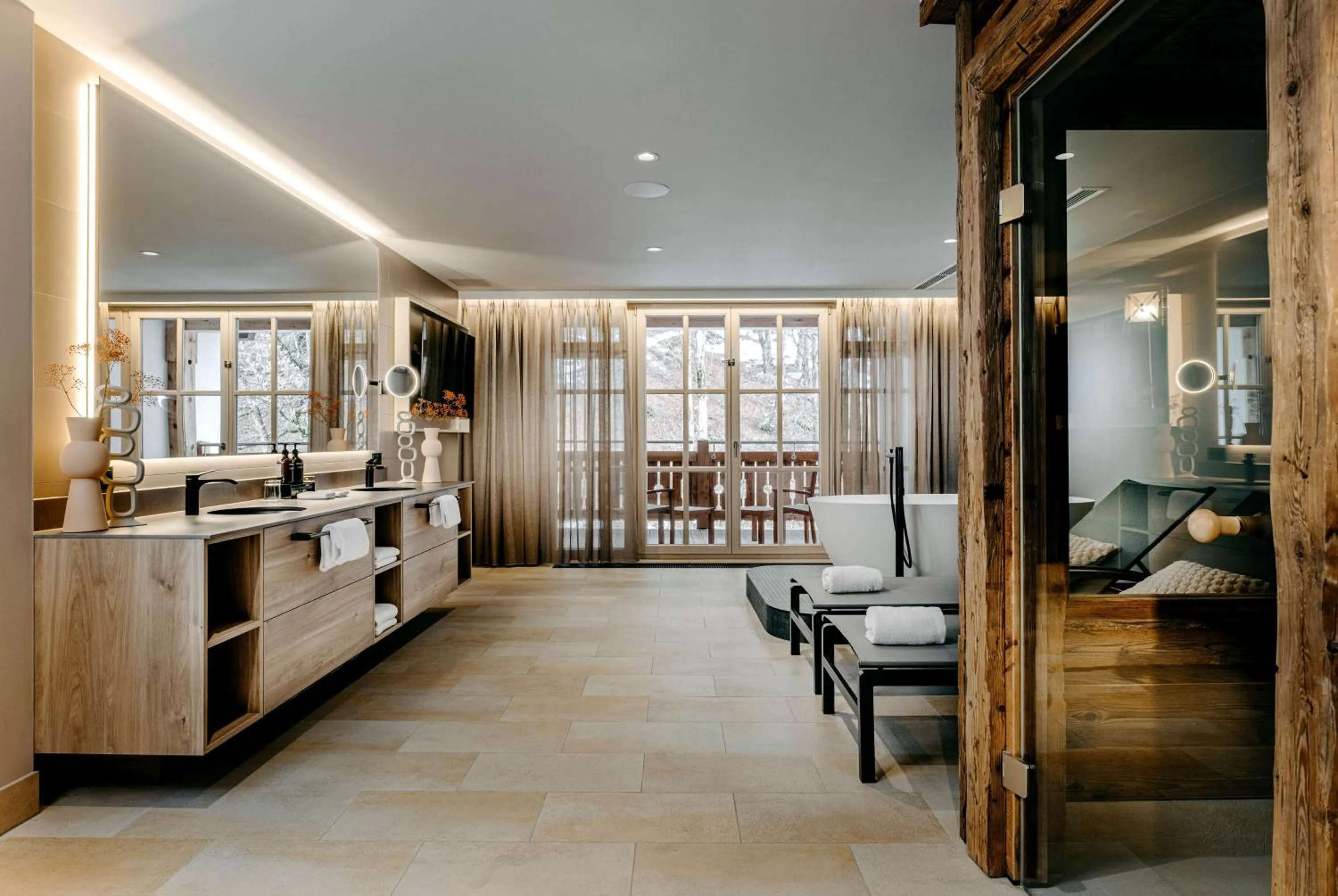 Bathroom in Grand Tirolia Kitzbühel - Member of Hommage Luxury Hotels Collection