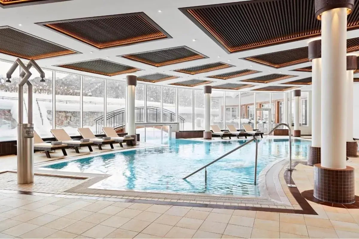Swimming pool in Grand Tirolia Kitzbühel - Member of Hommage Luxury Hotels Collection Swimming pool in Grand Tirolia Kitzbühel - Member of Hommage Luxury Hotels Collection
