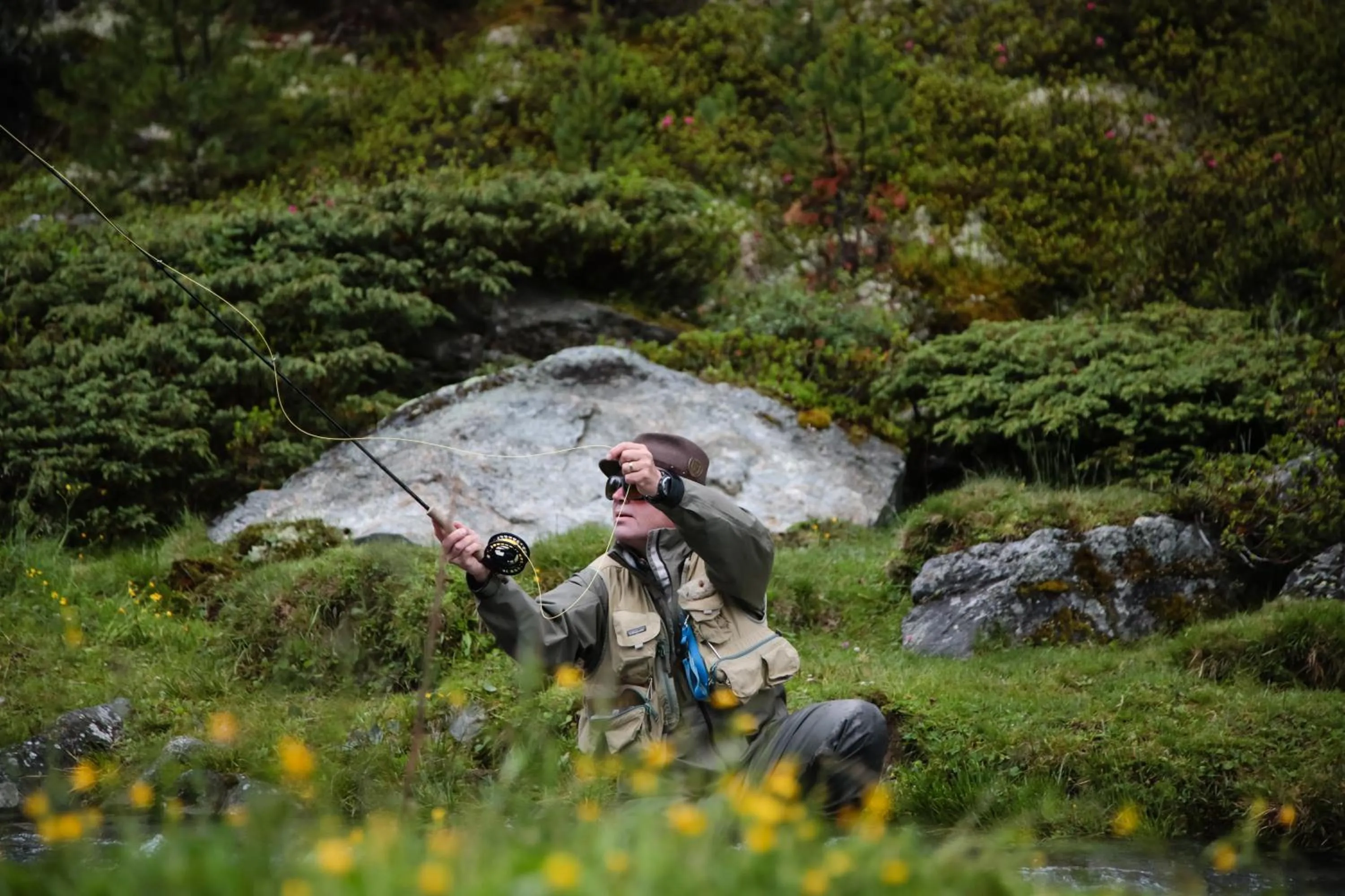 Fishing in Hotel Falknerhof