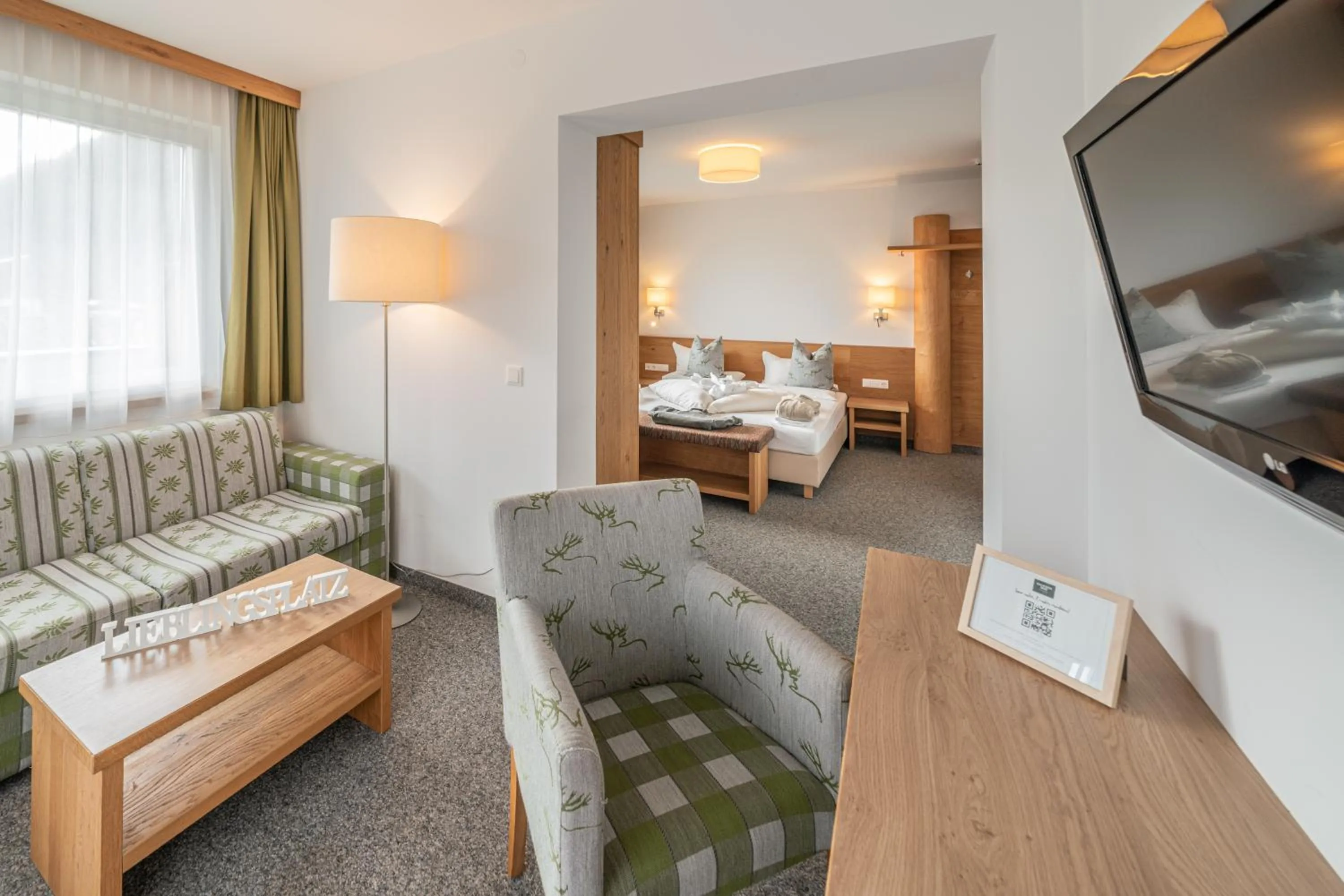 Photo of the whole room, Bed in Hotel Falknerhof