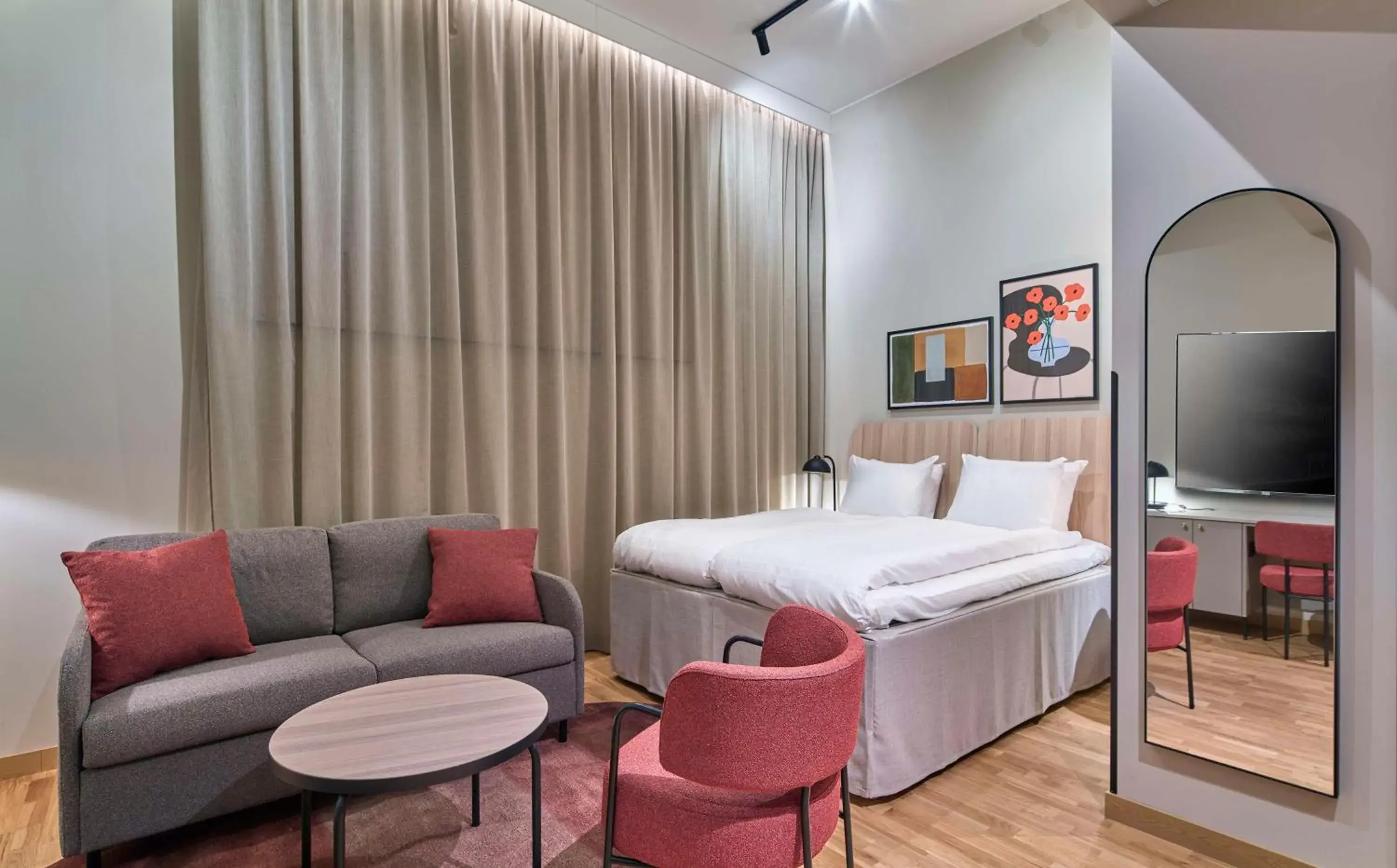 Bedroom, Bed in Scandic Wallin Bedroom, Bed in Scandic Wallin