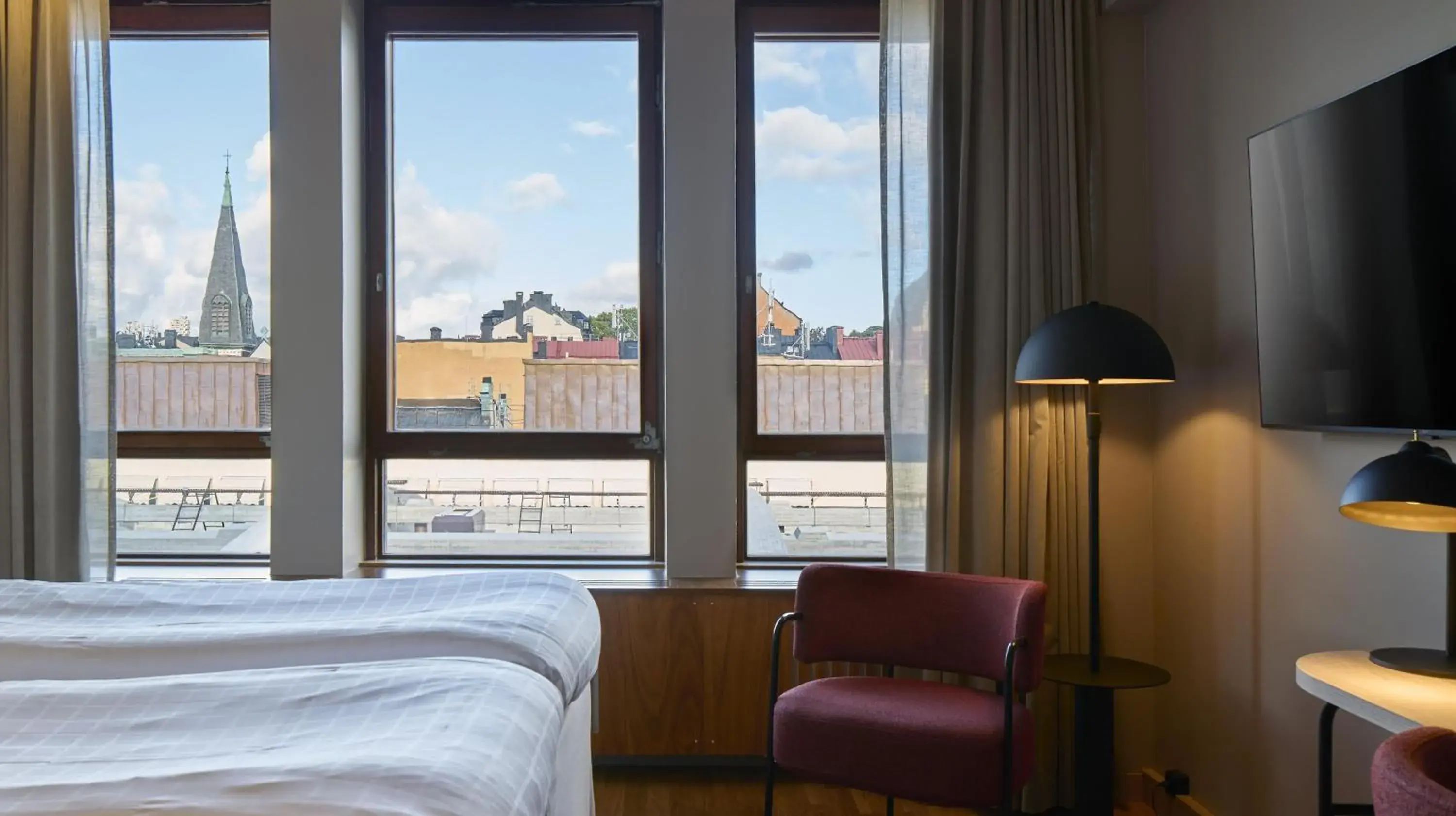 View (from property/room), Bed in Scandic Wallin View (from property/room), Bed in Scandic Wallin