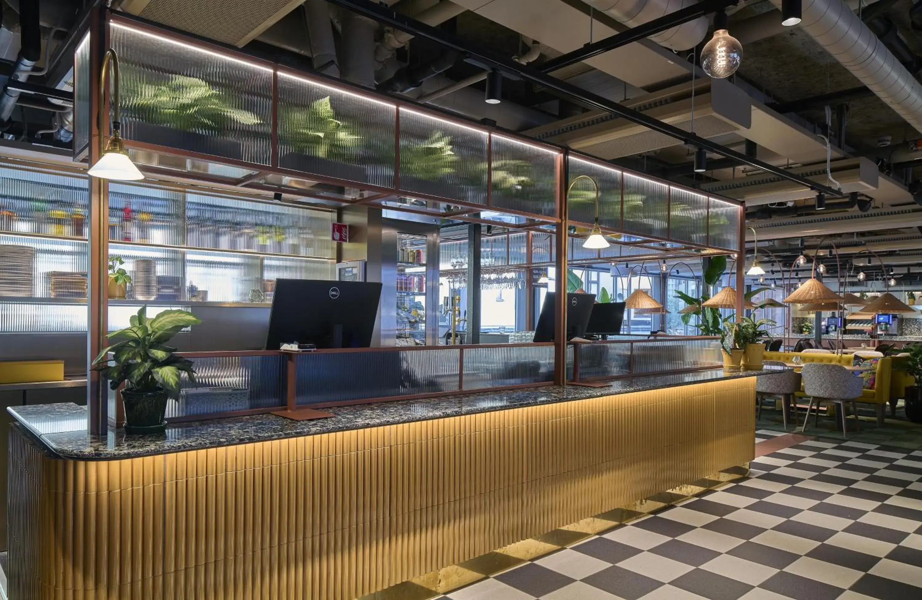 Lobby or reception in Scandic Wallin Lobby or reception in Scandic Wallin