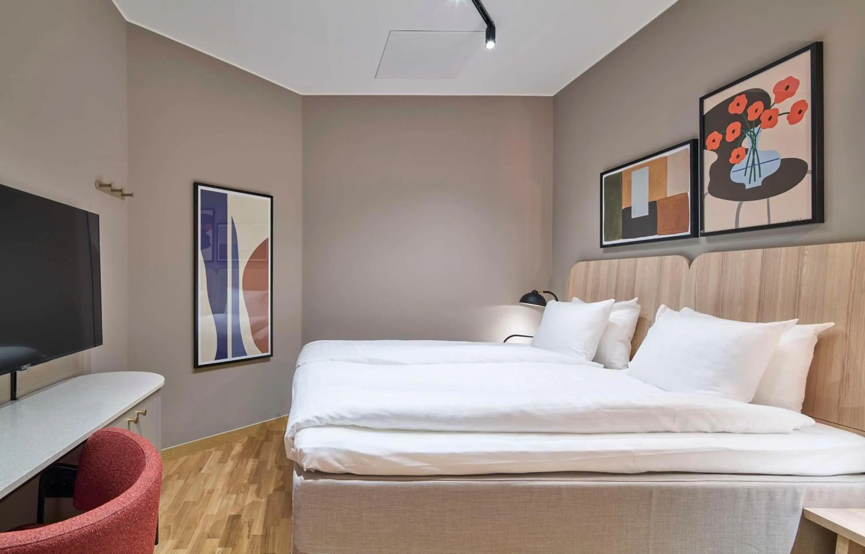 Bedroom, Bed in Scandic Wallin Bedroom, Bed in Scandic Wallin