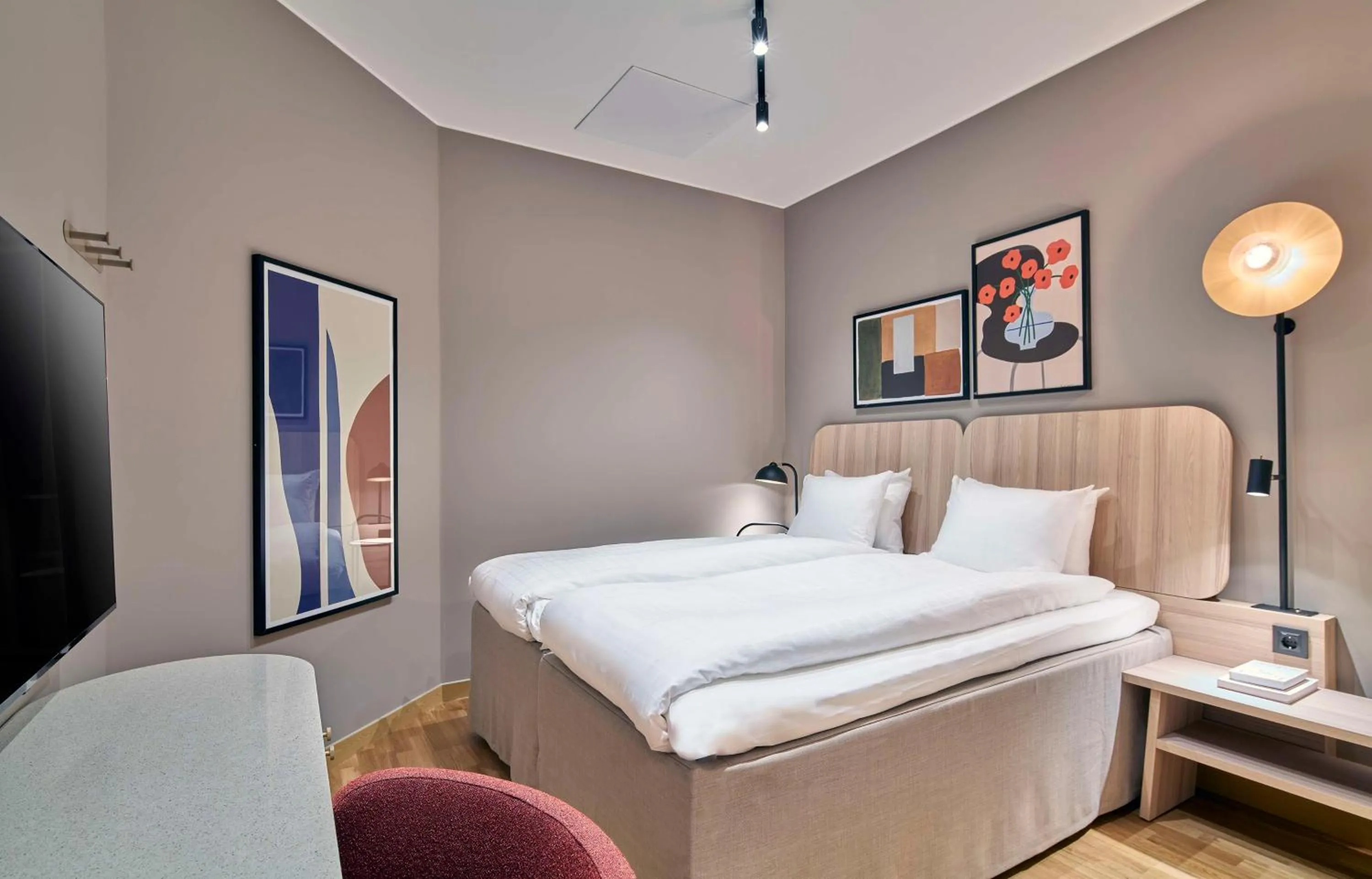 Twin Room without Window in Scandic Wallin