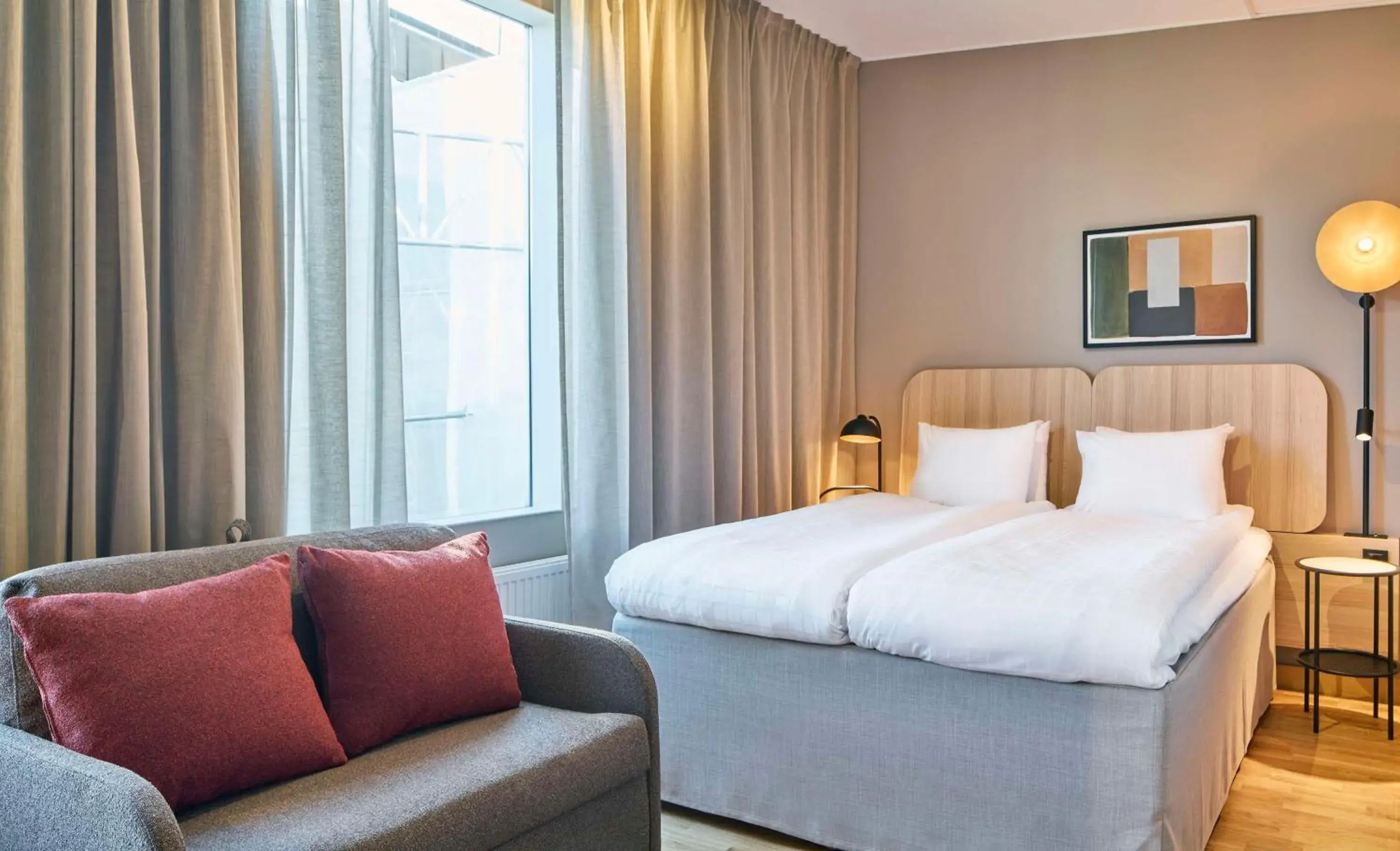 Bedroom, Bed in Scandic Wallin Bedroom, Bed in Scandic Wallin