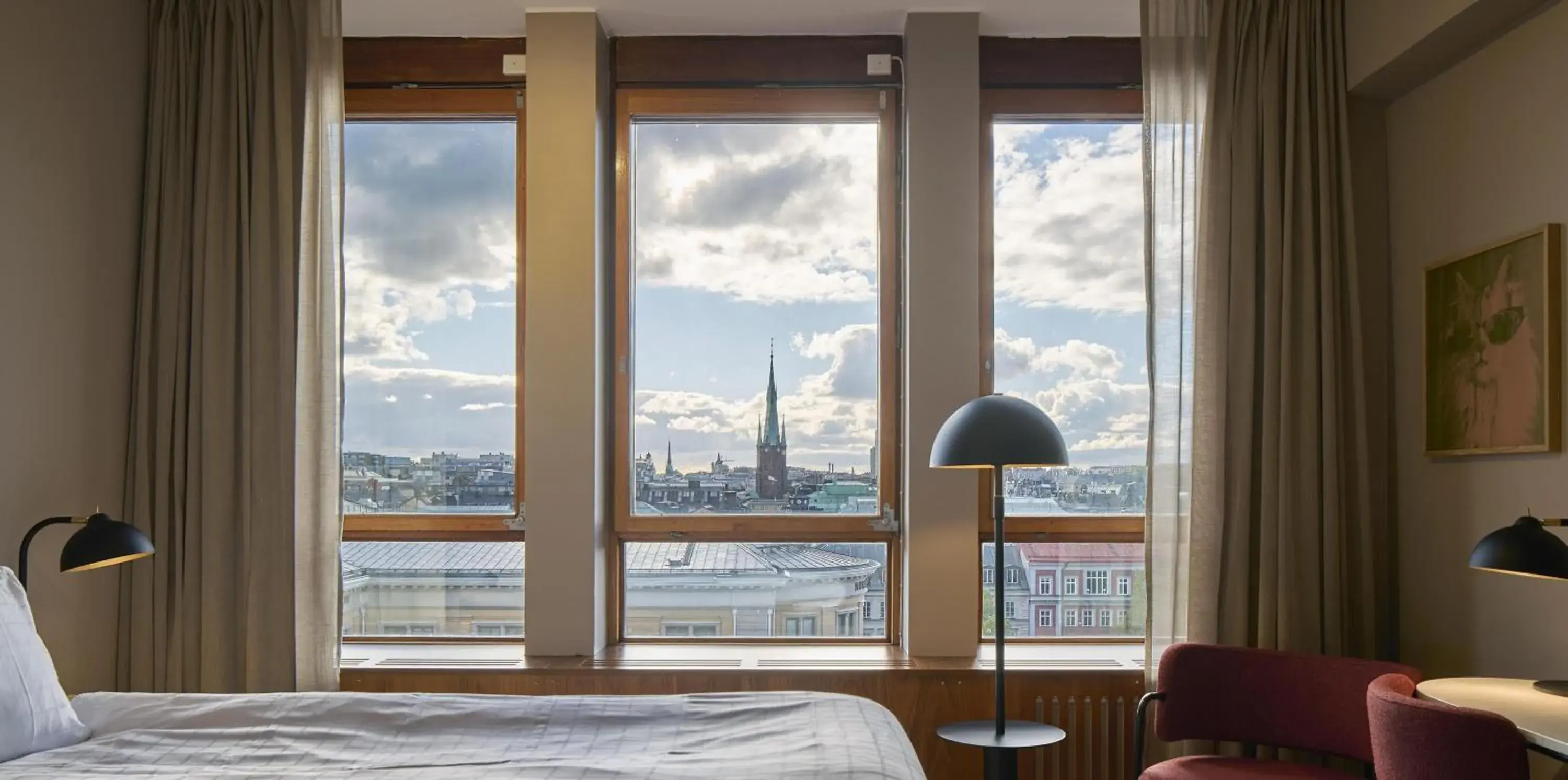 View (from property/room), Bed in Scandic Wallin View (from property/room), Bed in Scandic Wallin