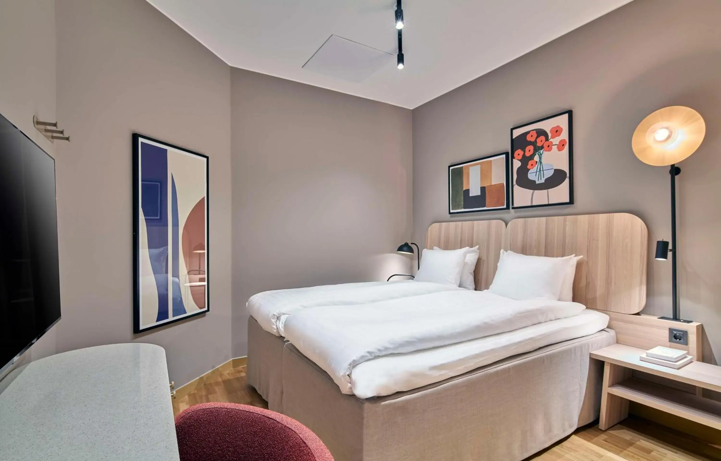 Bedroom, Bed in Scandic Wallin Bedroom, Bed in Scandic Wallin