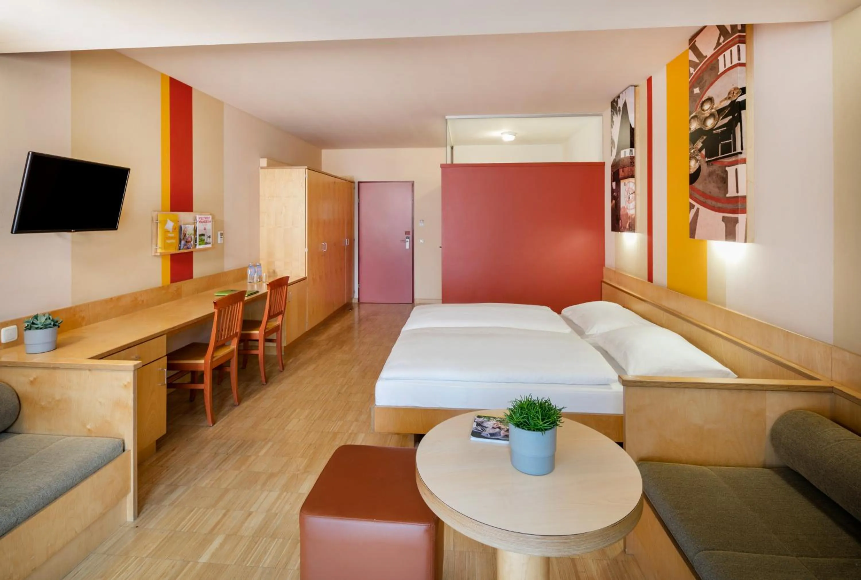 Photo of the whole room, Bed in JUFA Hotel Graz City