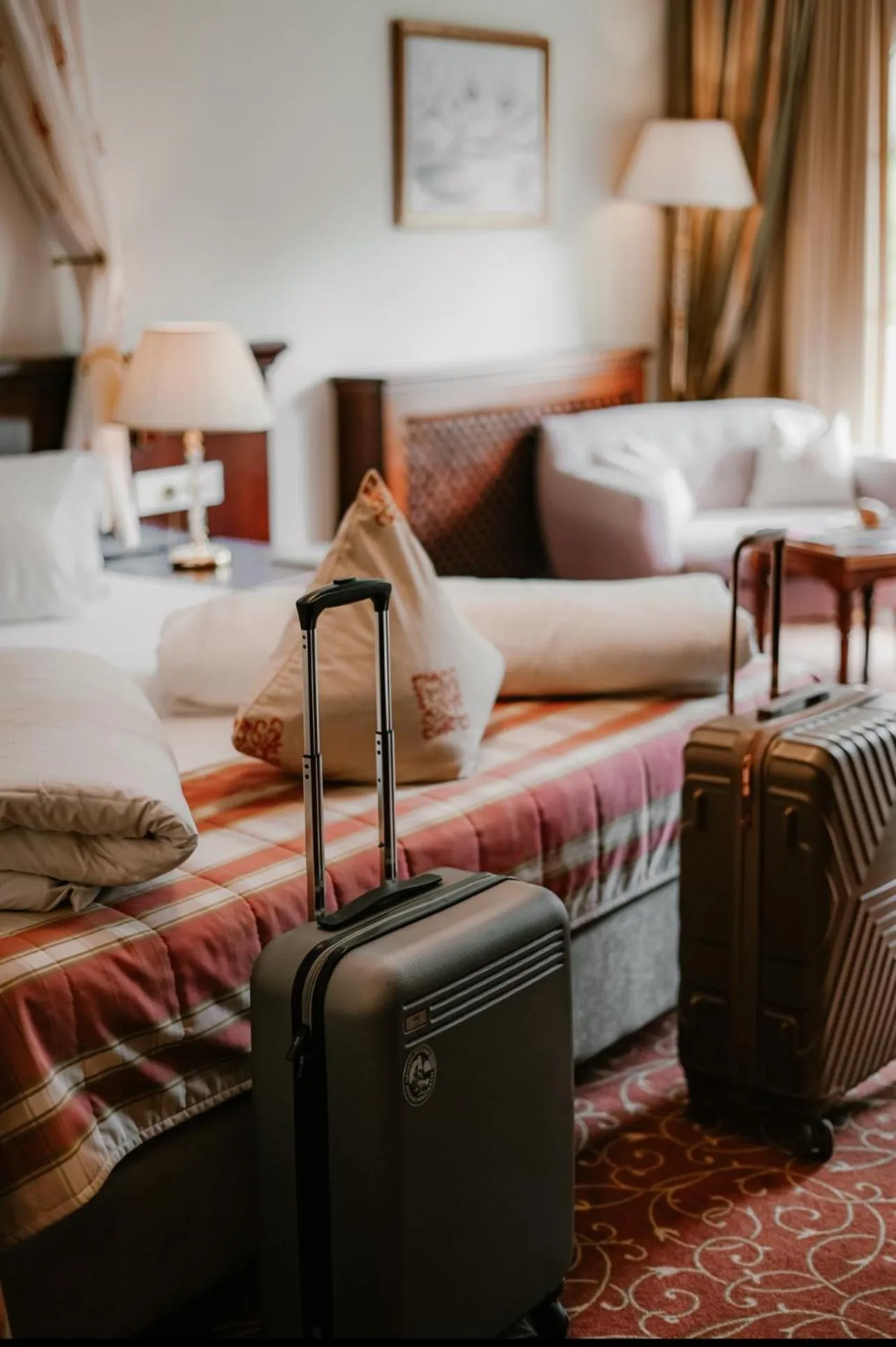 Seating area, Bed in Grandhotel Lienz Business-Wellness & Gourmet