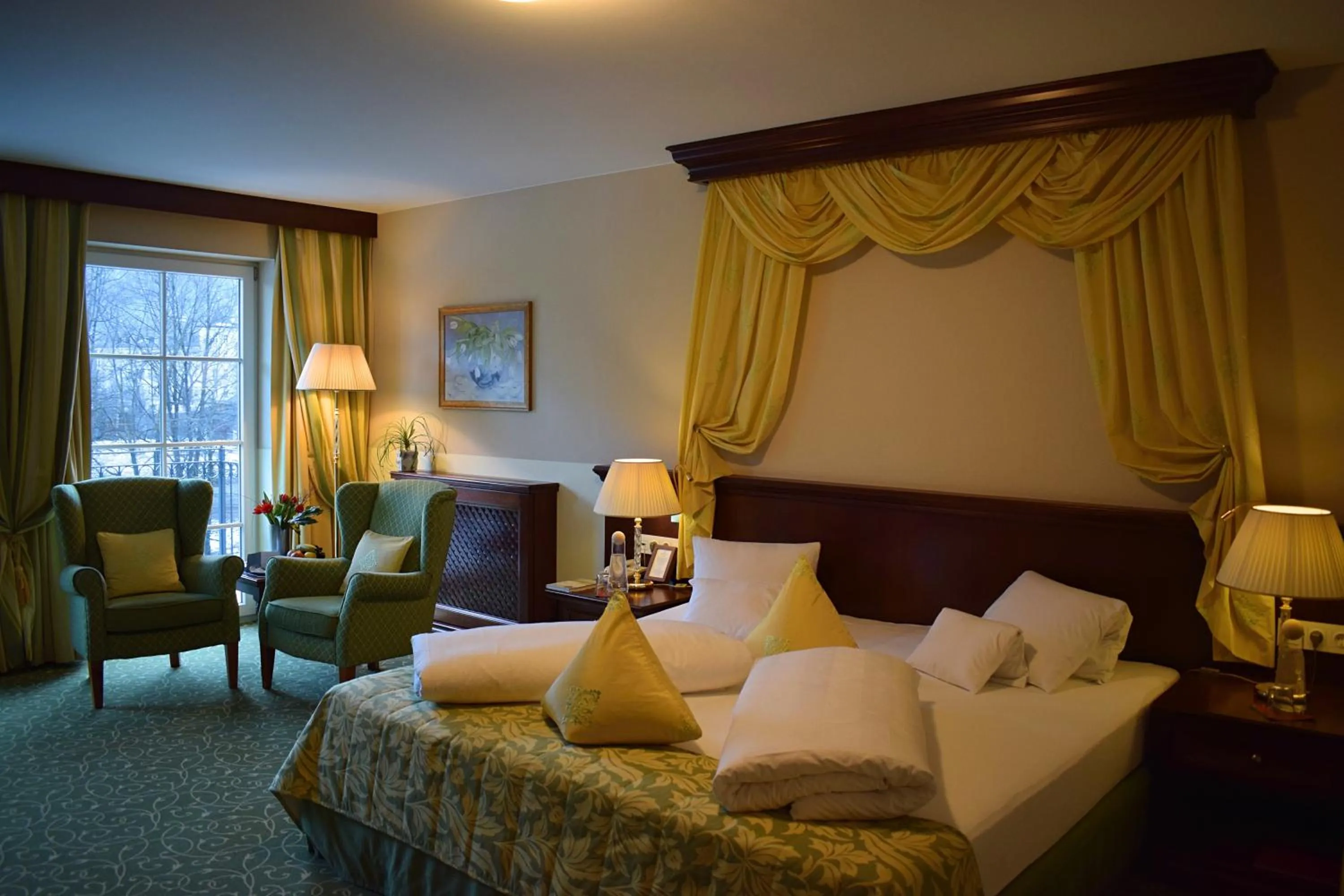 Bed in Grandhotel Lienz Business-Wellness & Gourmet