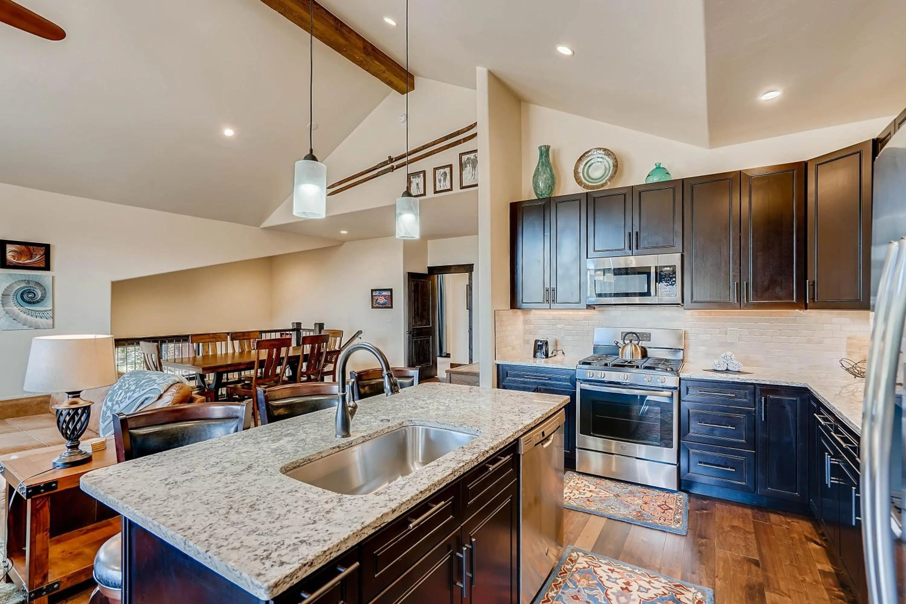 Living room in Keystone Private Homes by Vail Resorts