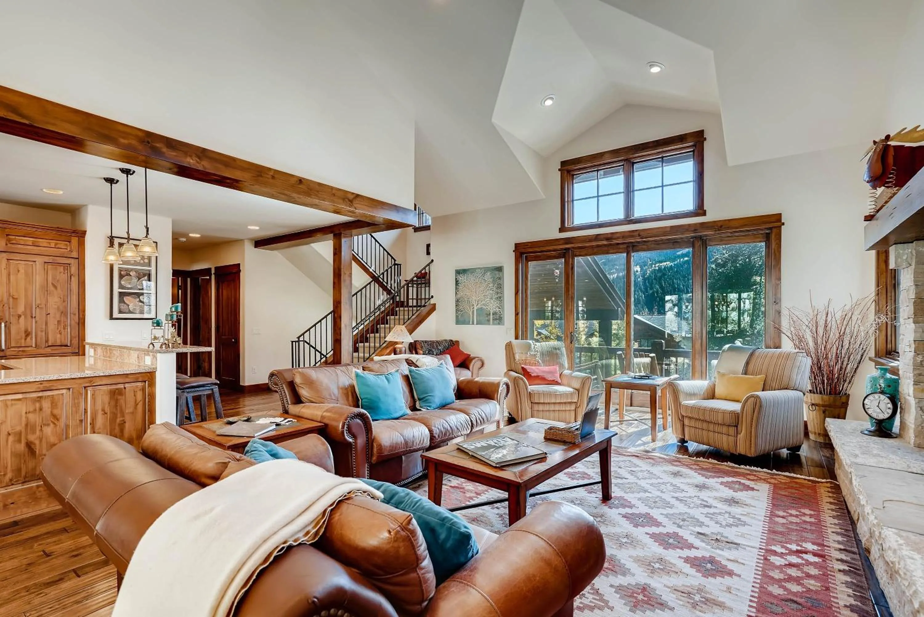 Living room in Keystone Private Homes by Vail Resorts
