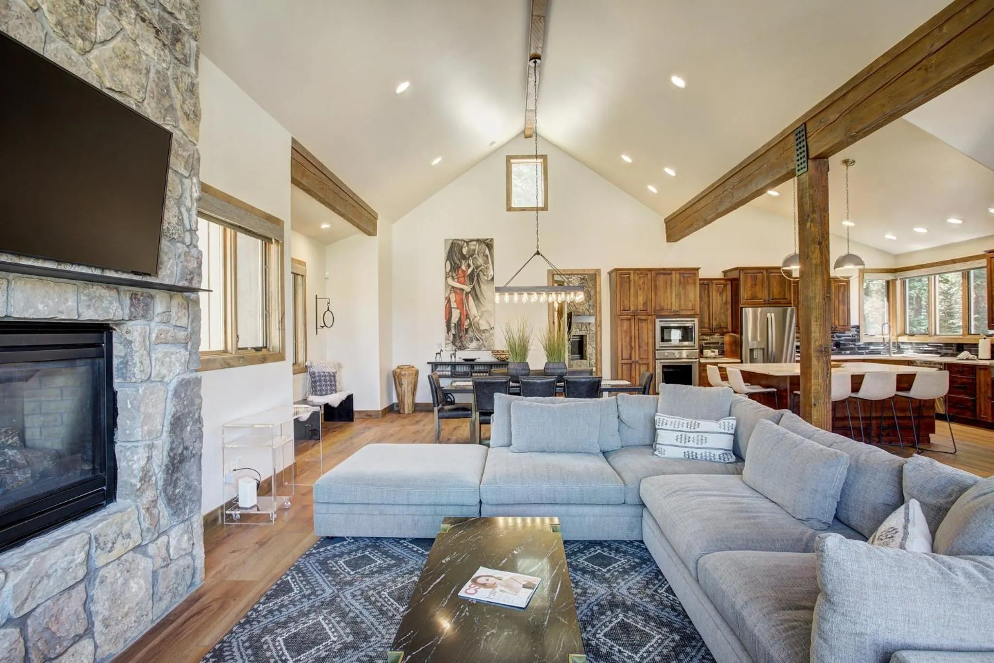 Living room in Keystone Private Homes by Vail Resorts