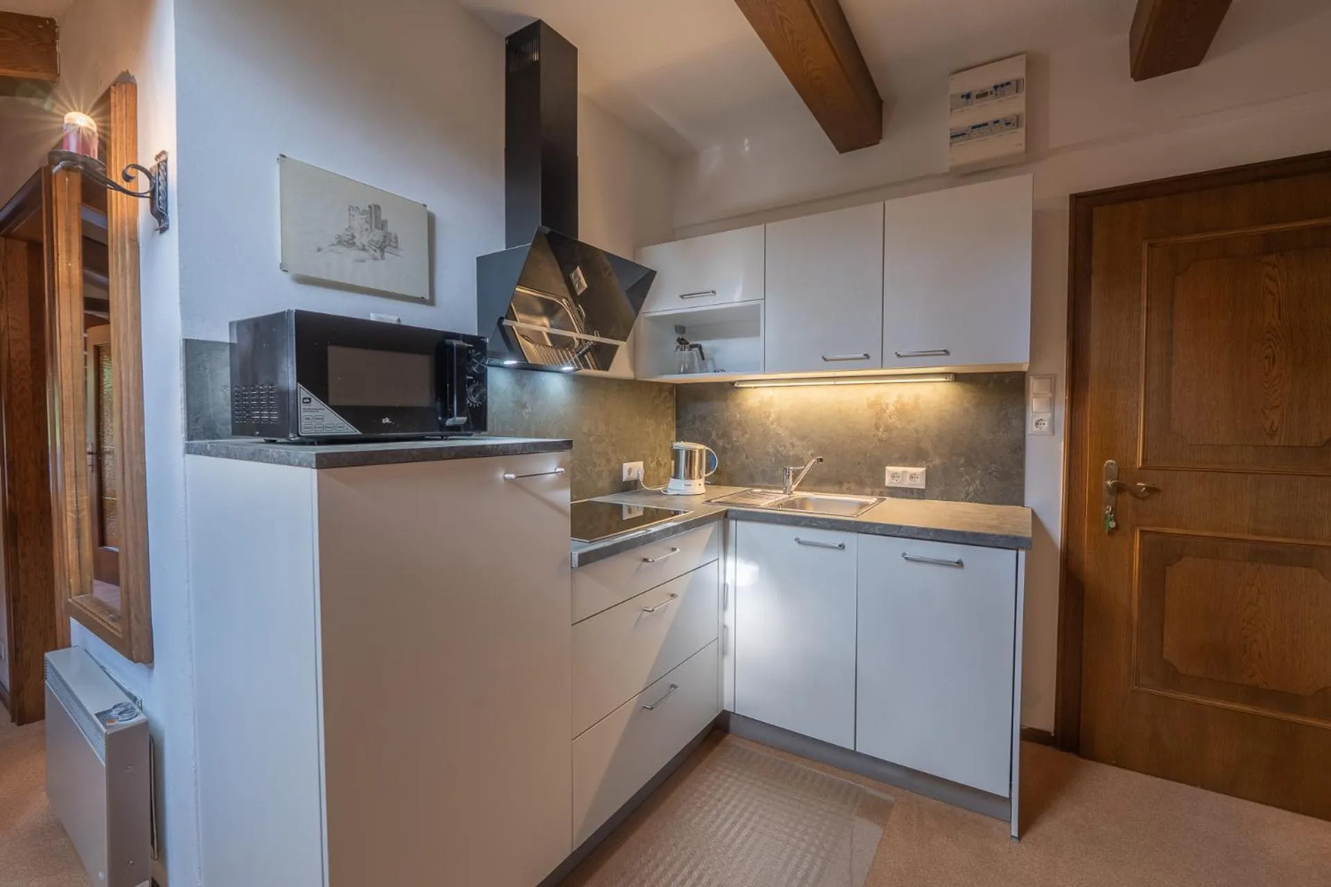 Kitchen or kitchenette in Landhaus Schreier