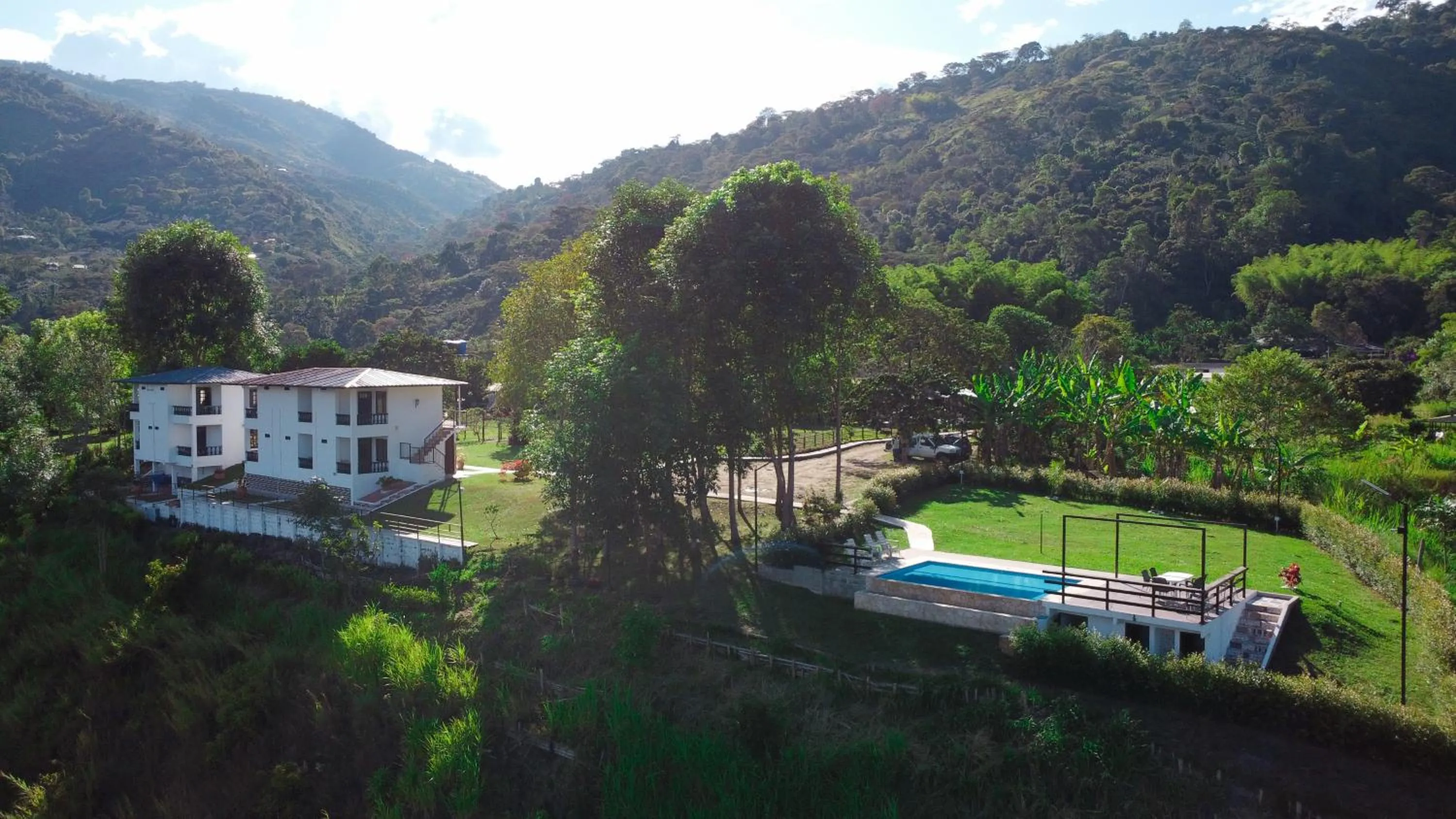 Property building in Hotel Campestre El Triunfo