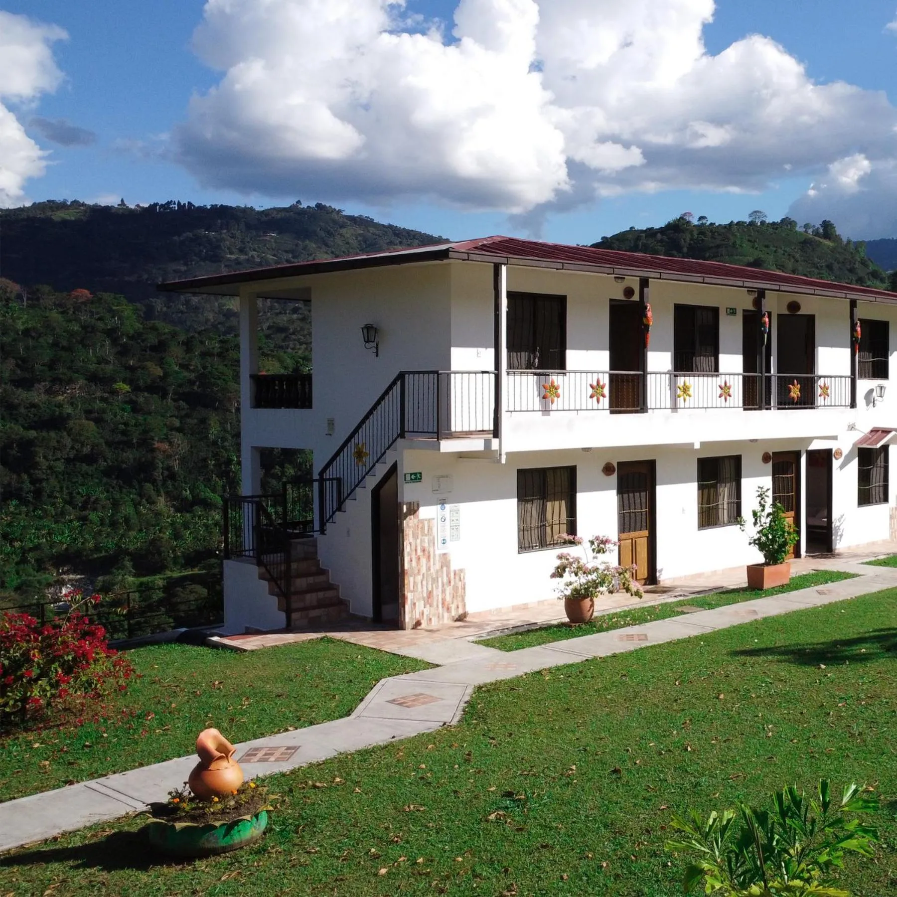 Property building in Hotel Campestre El Triunfo