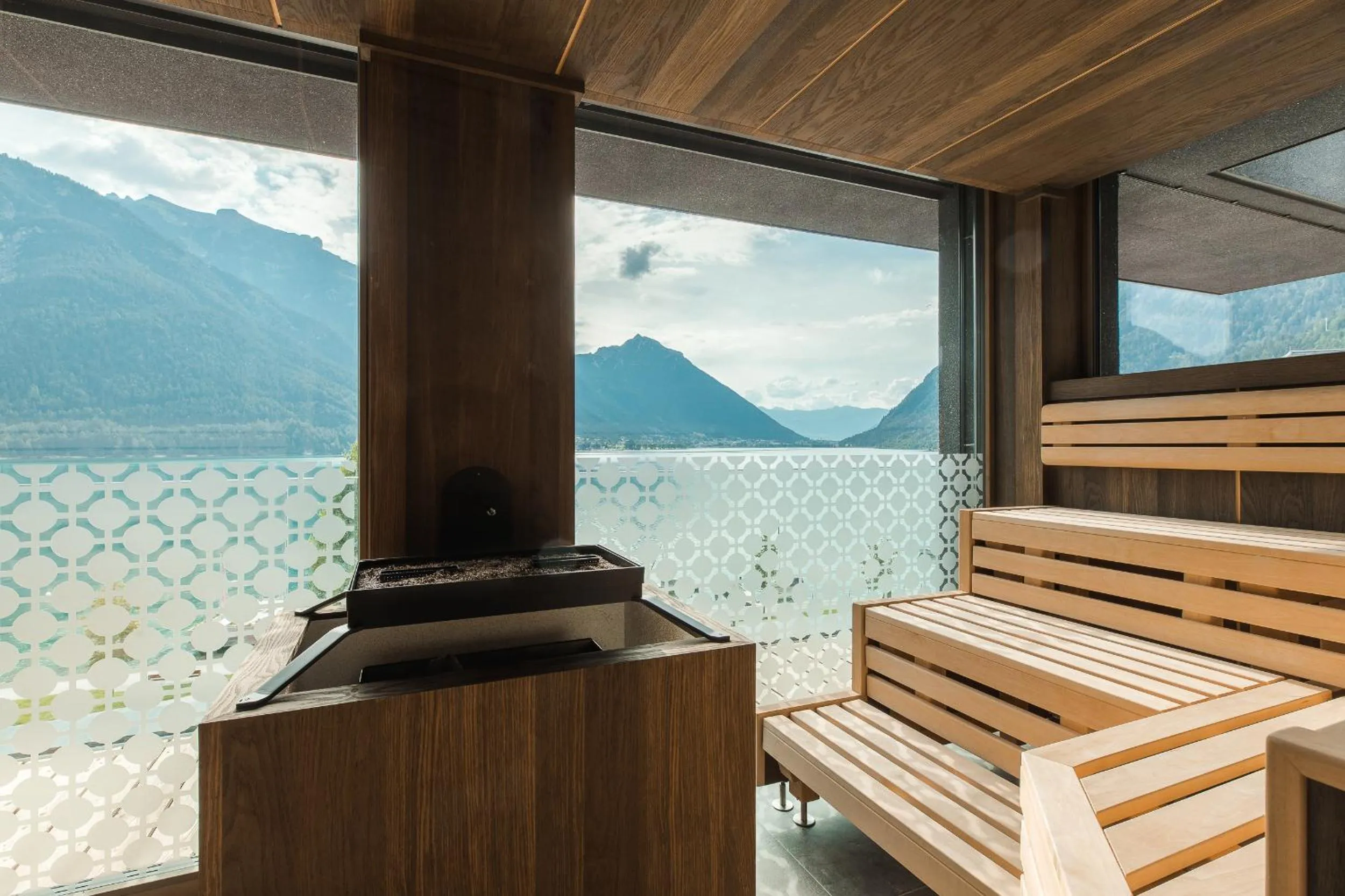 Sauna in Seehotel Einwaller - adults only