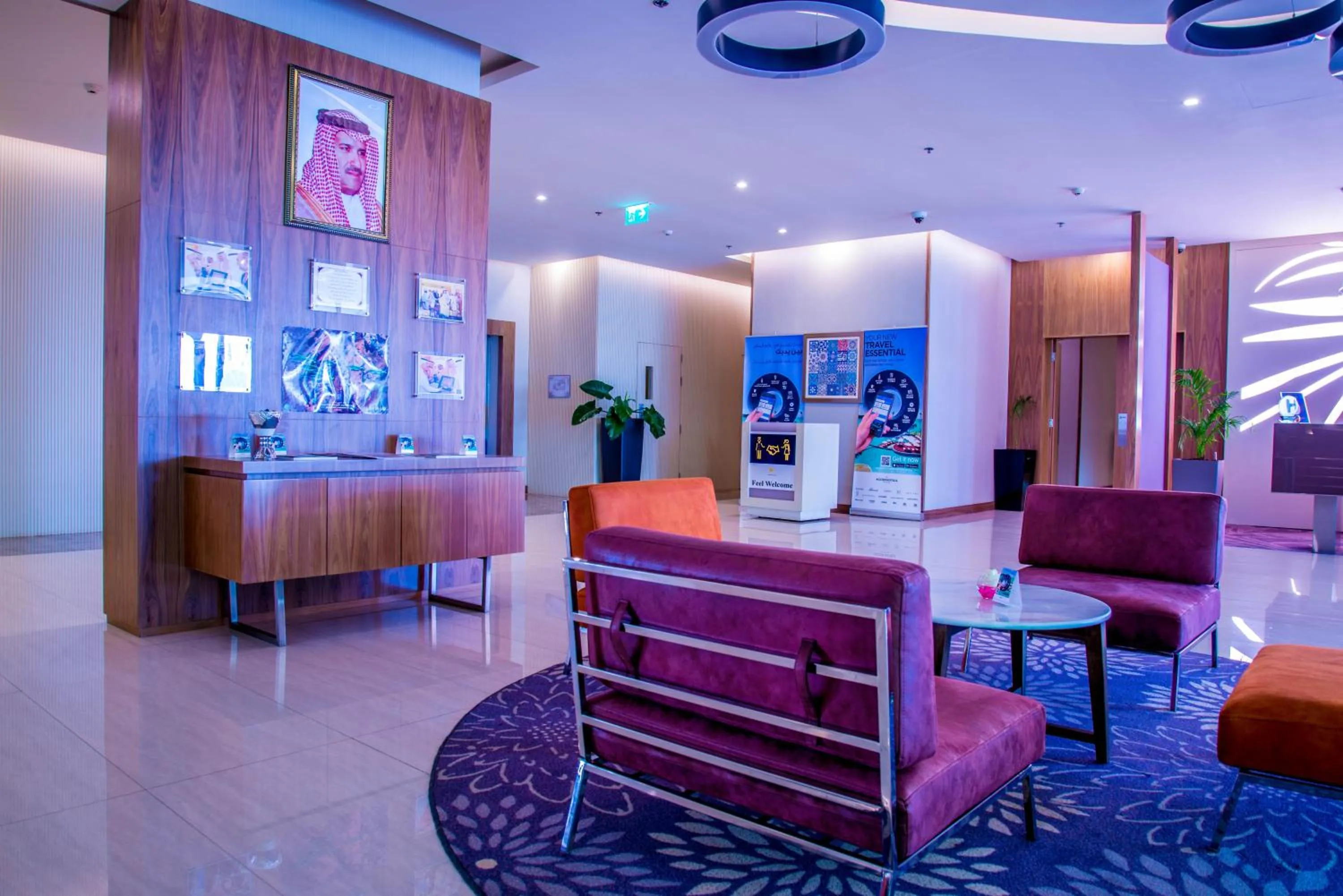 Lobby or reception in Novotel Yanbu Albahr
