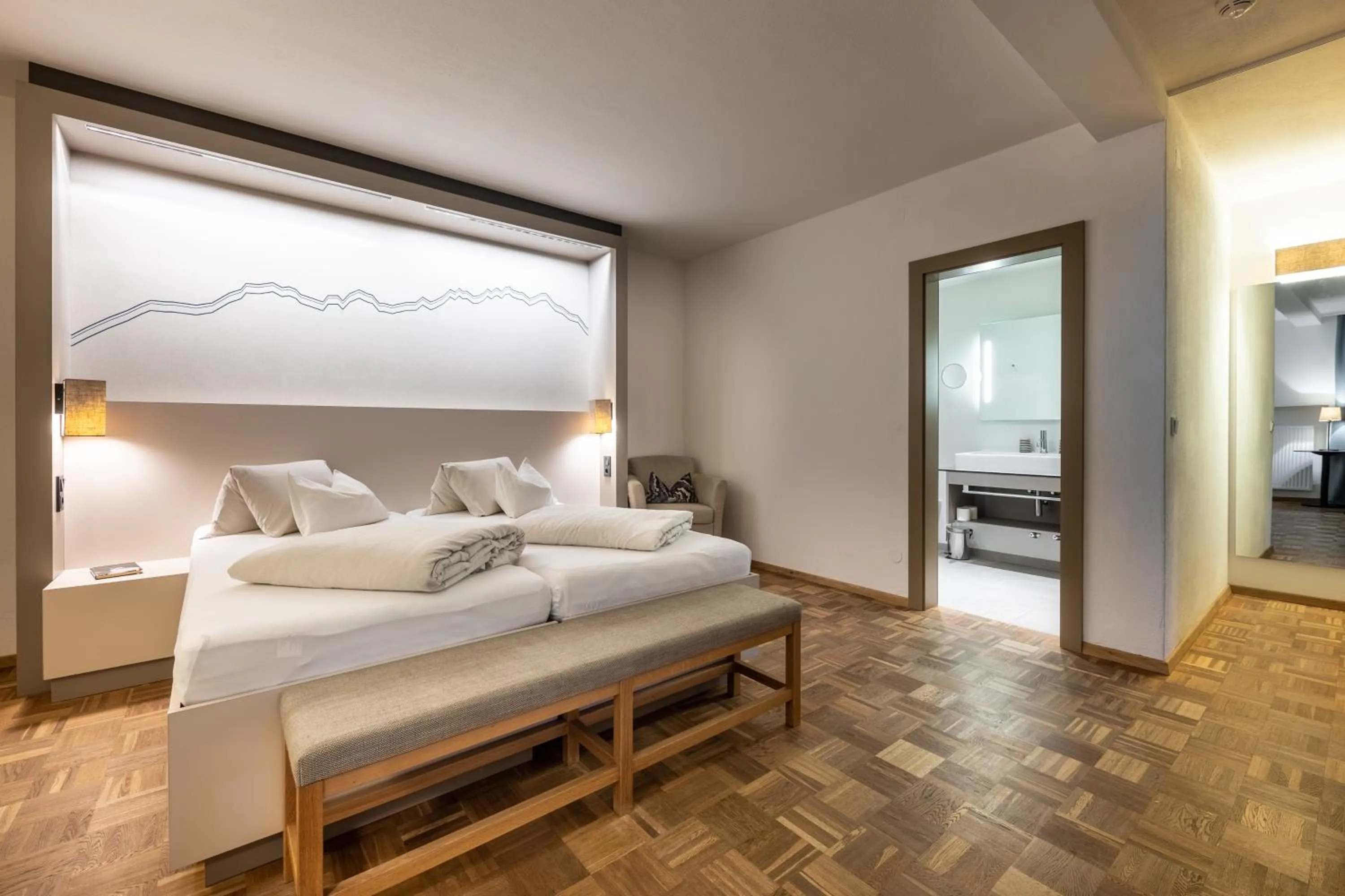 Photo of the whole room, Bed in Hotel Wirtshaus Post