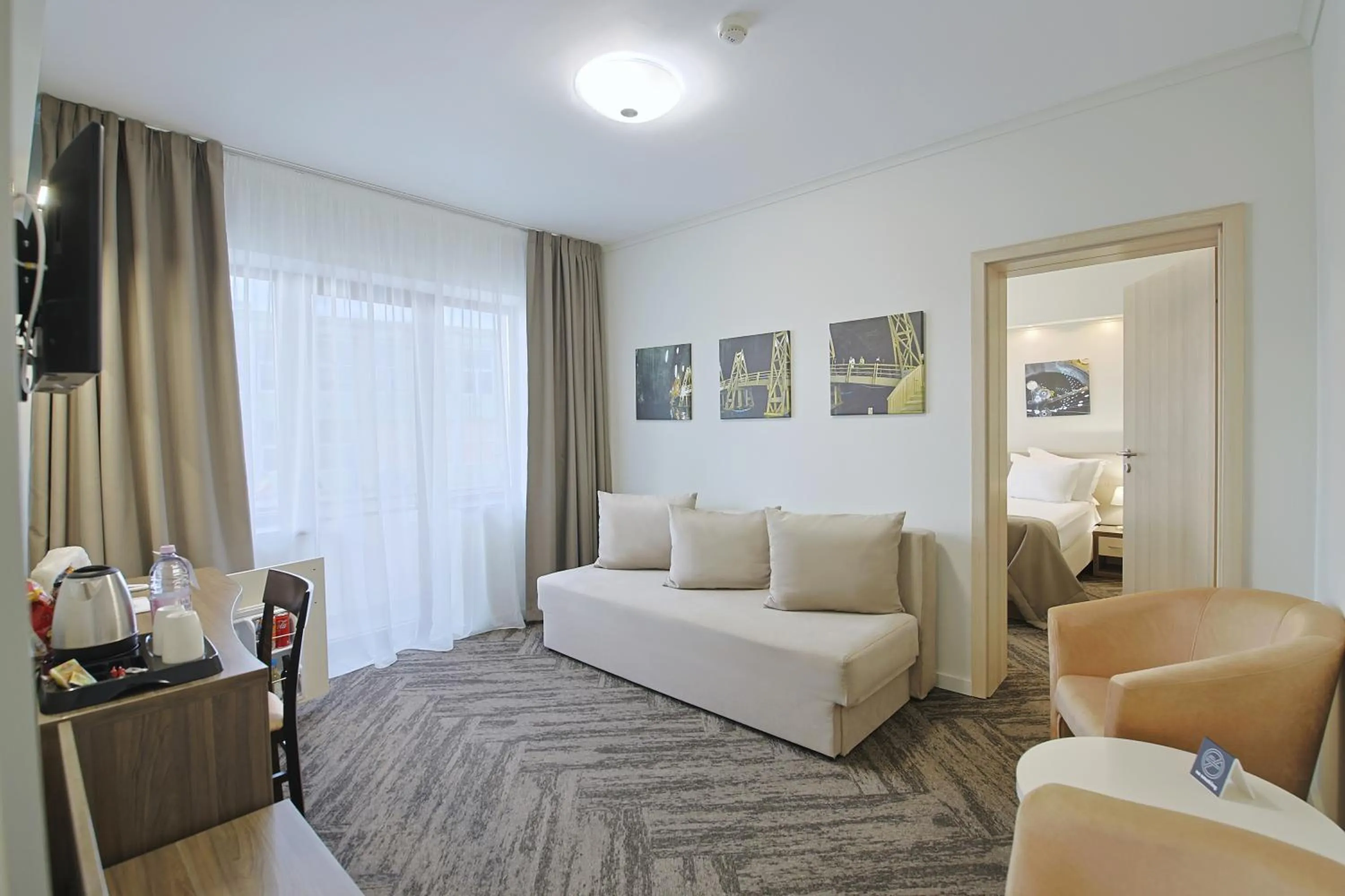 Bed in Potaissa Hotel