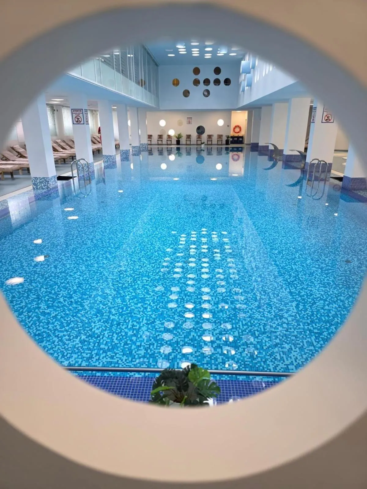 Pool view in Potaissa Hotel