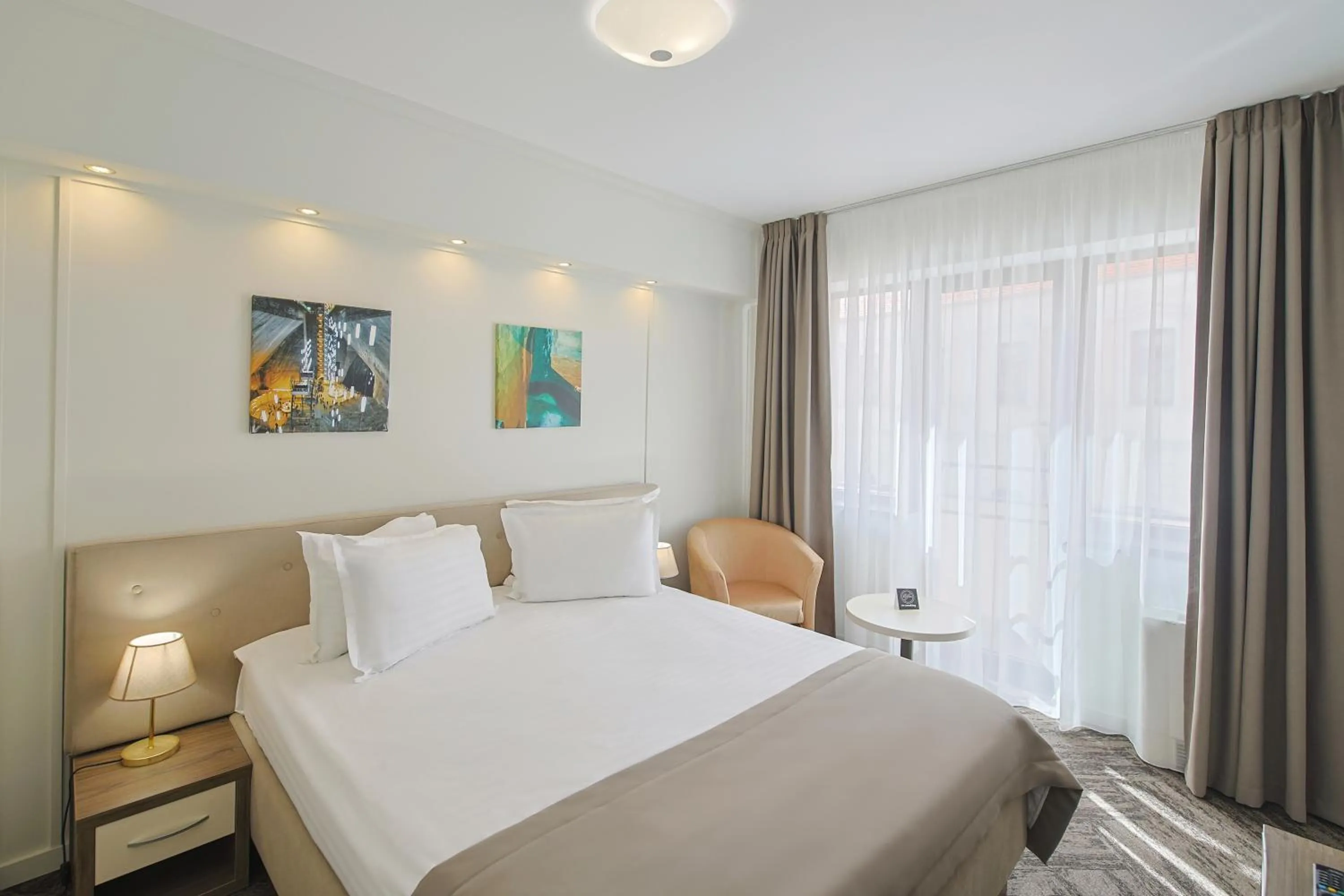 Bed in Potaissa Hotel