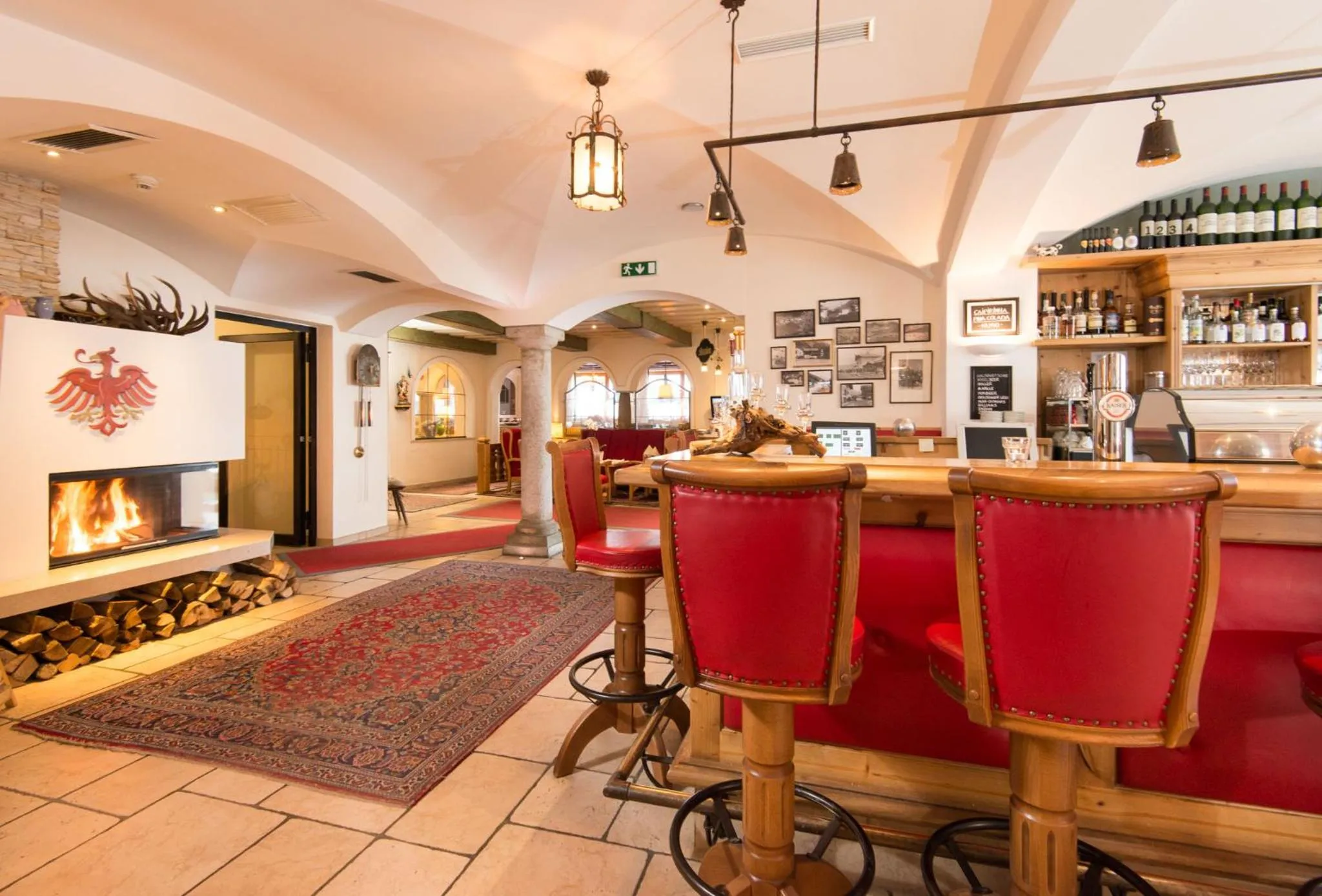 Lounge or bar in Landhotel Römerhof