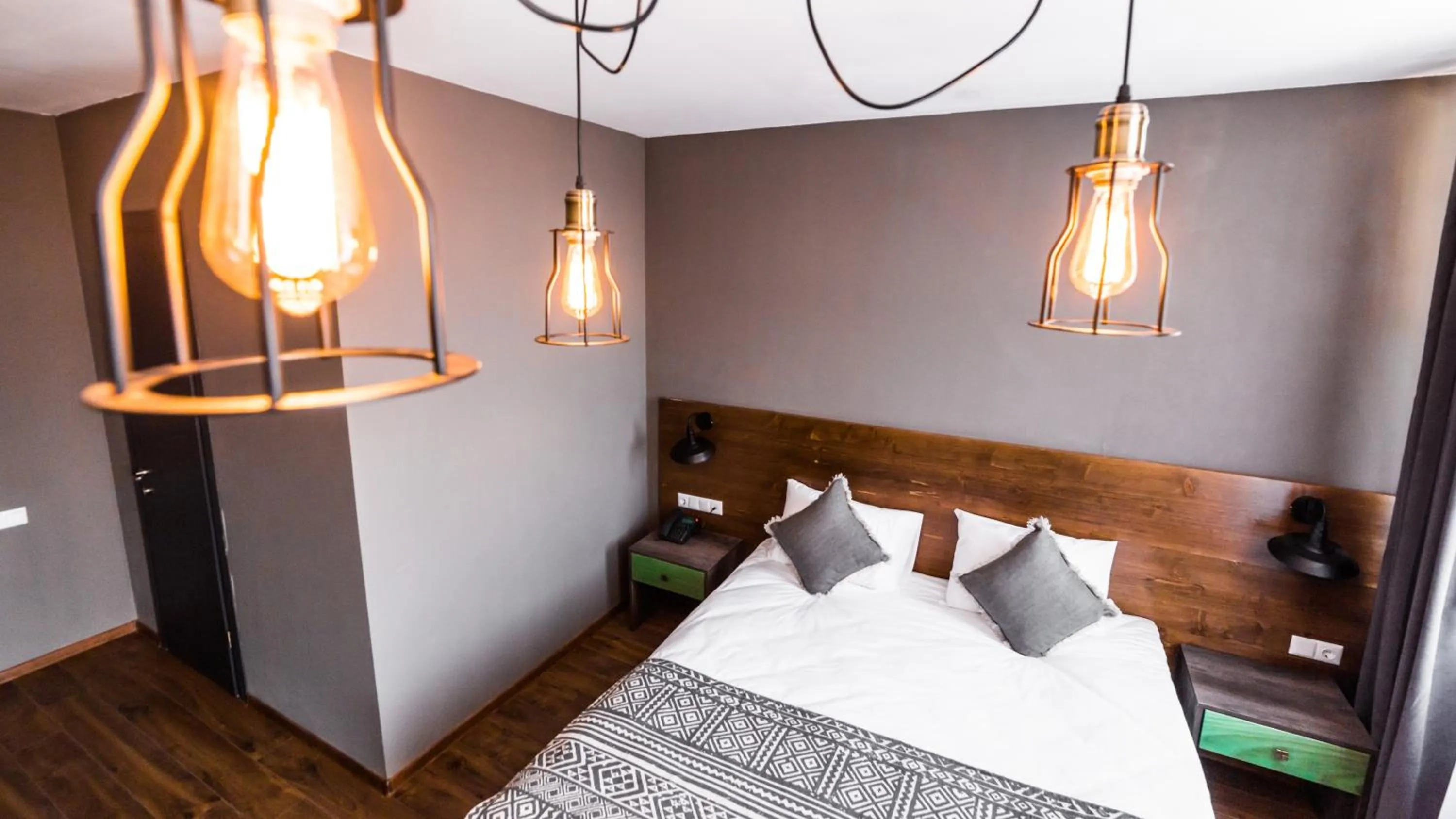 Decorative detail, Bed in Hotel Gino Wellness Mtskheta