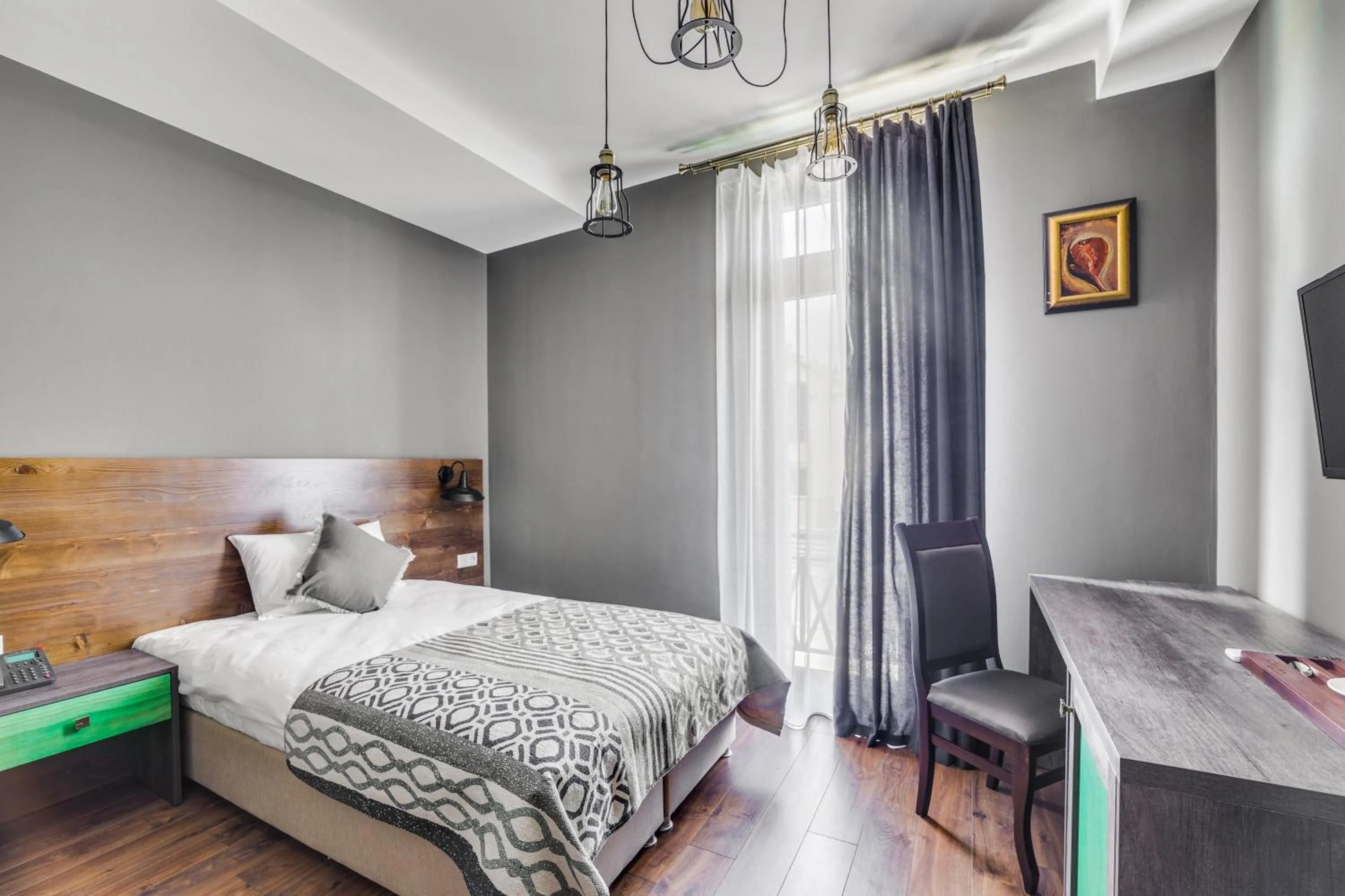 Decorative detail, Bed in Hotel Gino Wellness Mtskheta