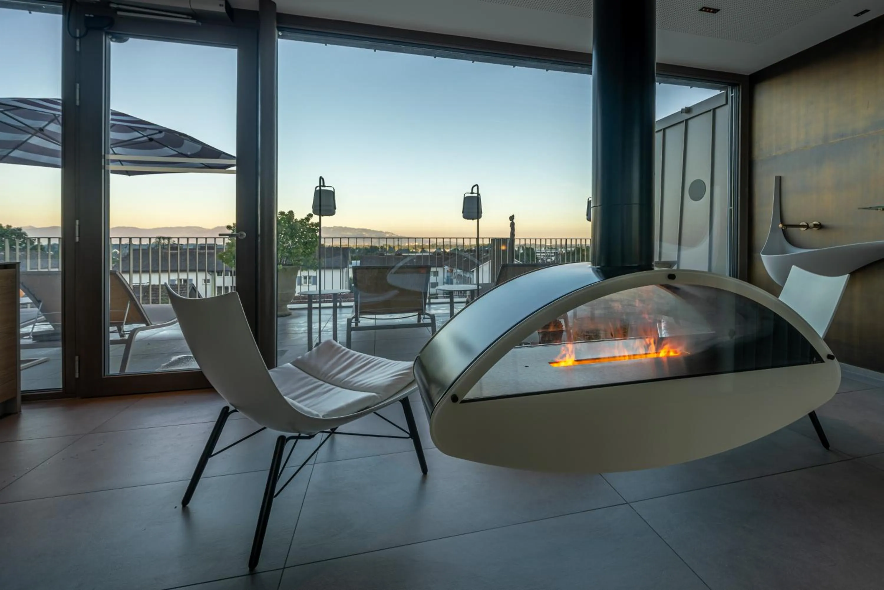 Spa and wellness centre/facilities in hirschen dornbirn - das boutiquestyle hotel - skyrelax & wellness im rooftop