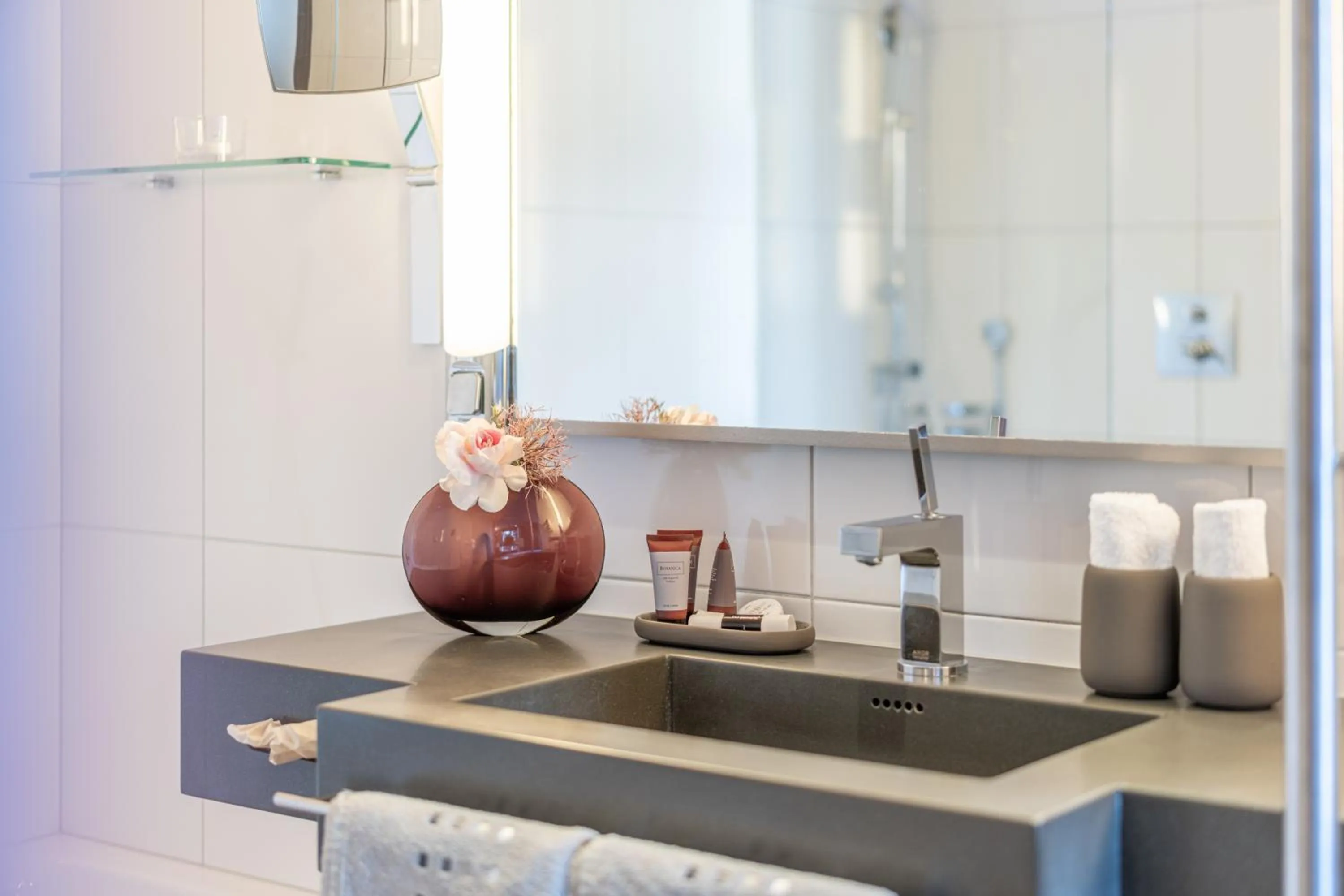 Bathroom in hirschen dornbirn - das boutiquestyle hotel - skyrelax & wellness im rooftop