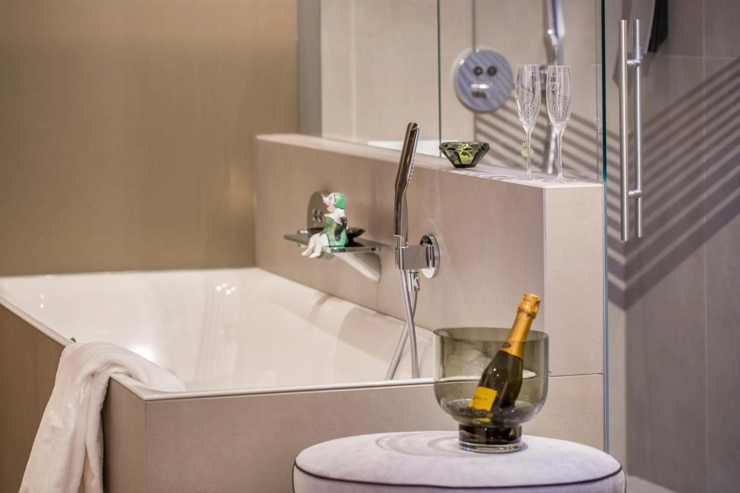 Bathroom in hirschen dornbirn - das boutiquestyle hotel - skyrelax & wellness im rooftop