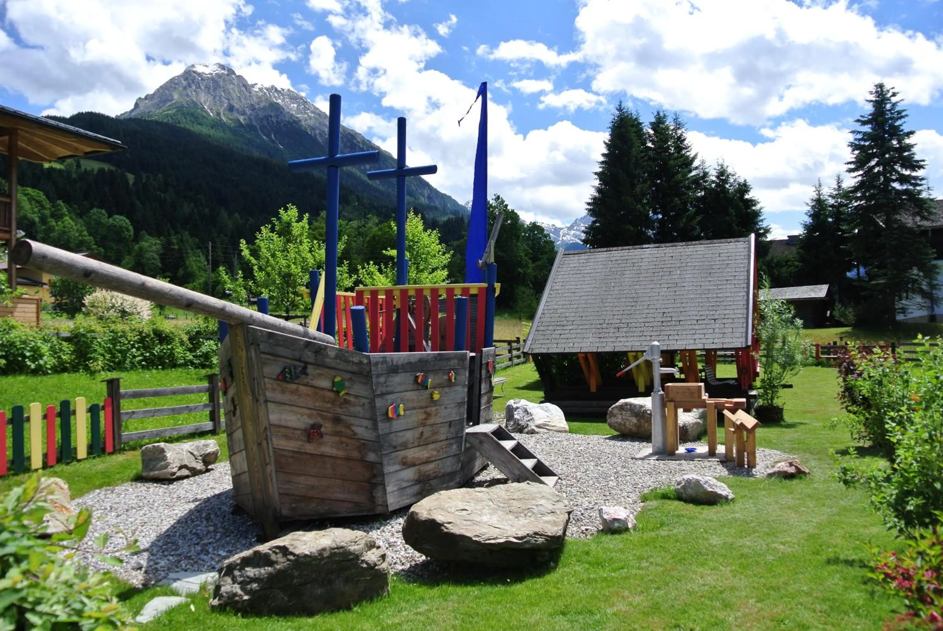 Children play ground in Hotel Guggenberger