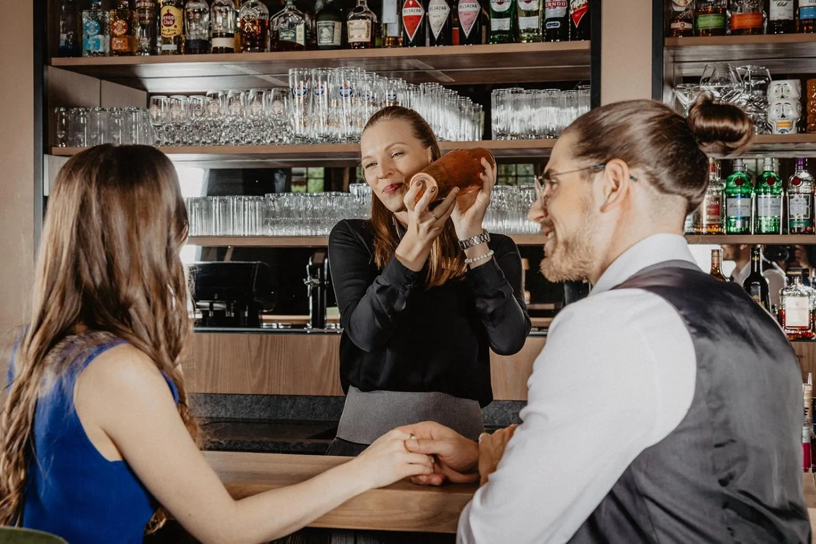 Lounge or bar in Hotel Guggenberger