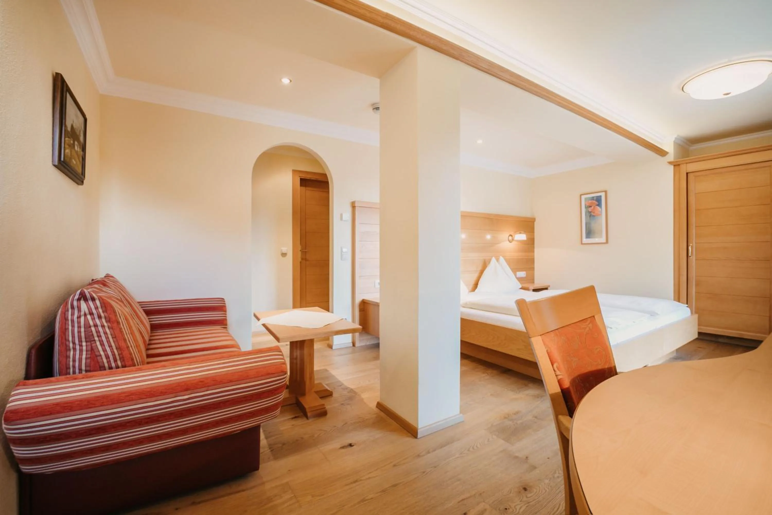 Photo of the whole room, Bed in Hotel Guggenberger