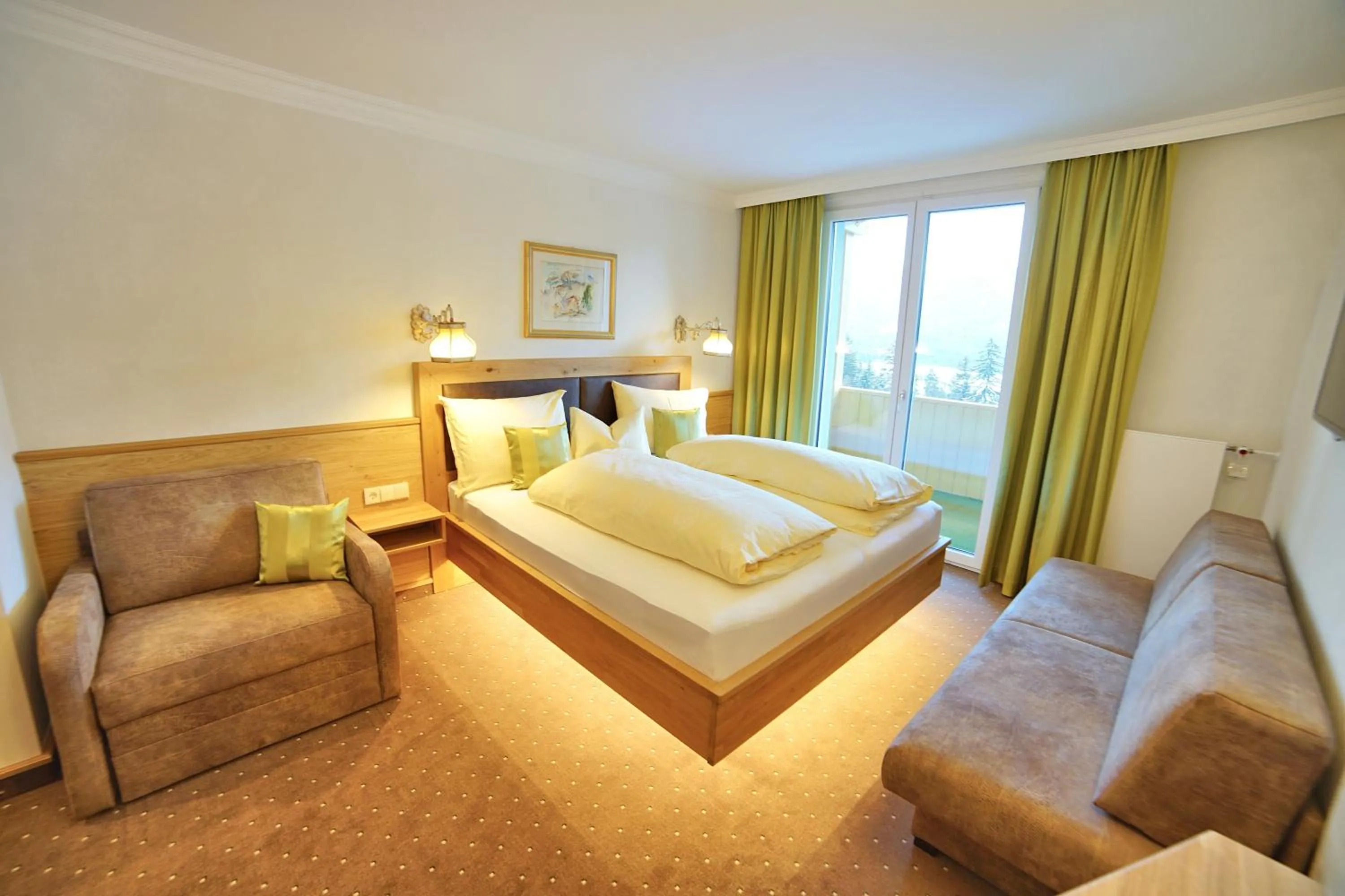 Bed in Hotel Glocknerhof