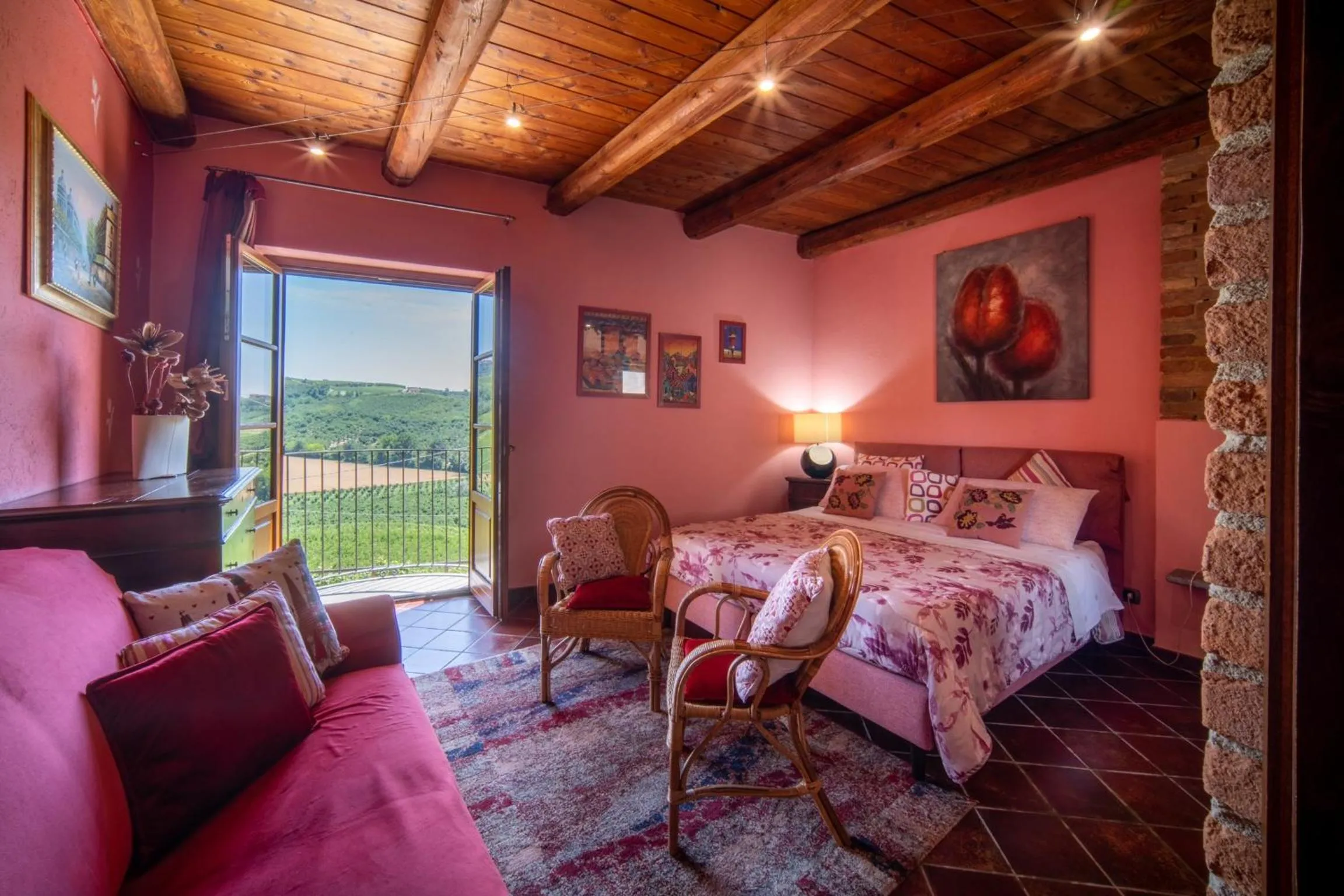 Bed in Cascina Baresane