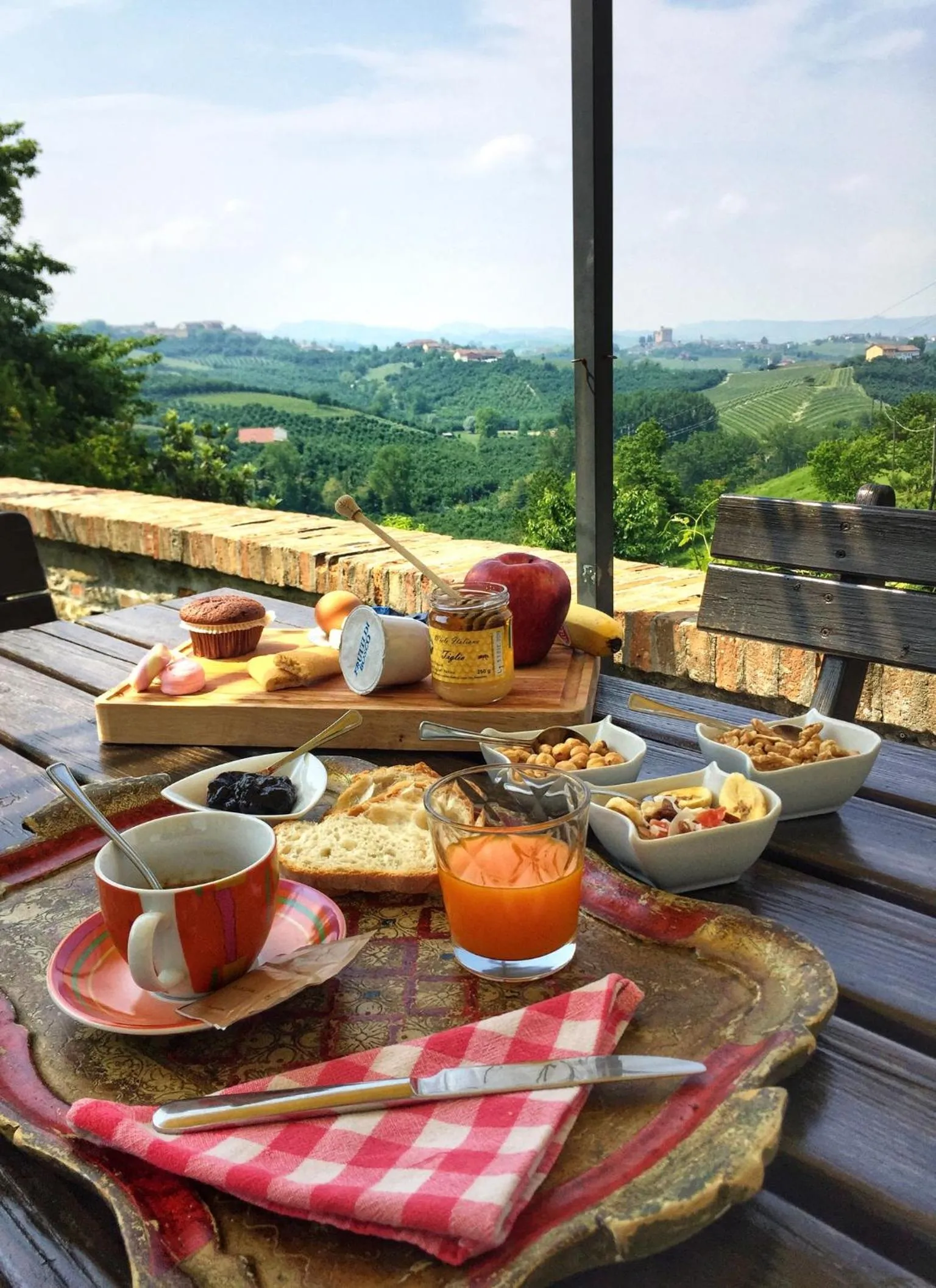 Food close-up in Cascina Baresane
