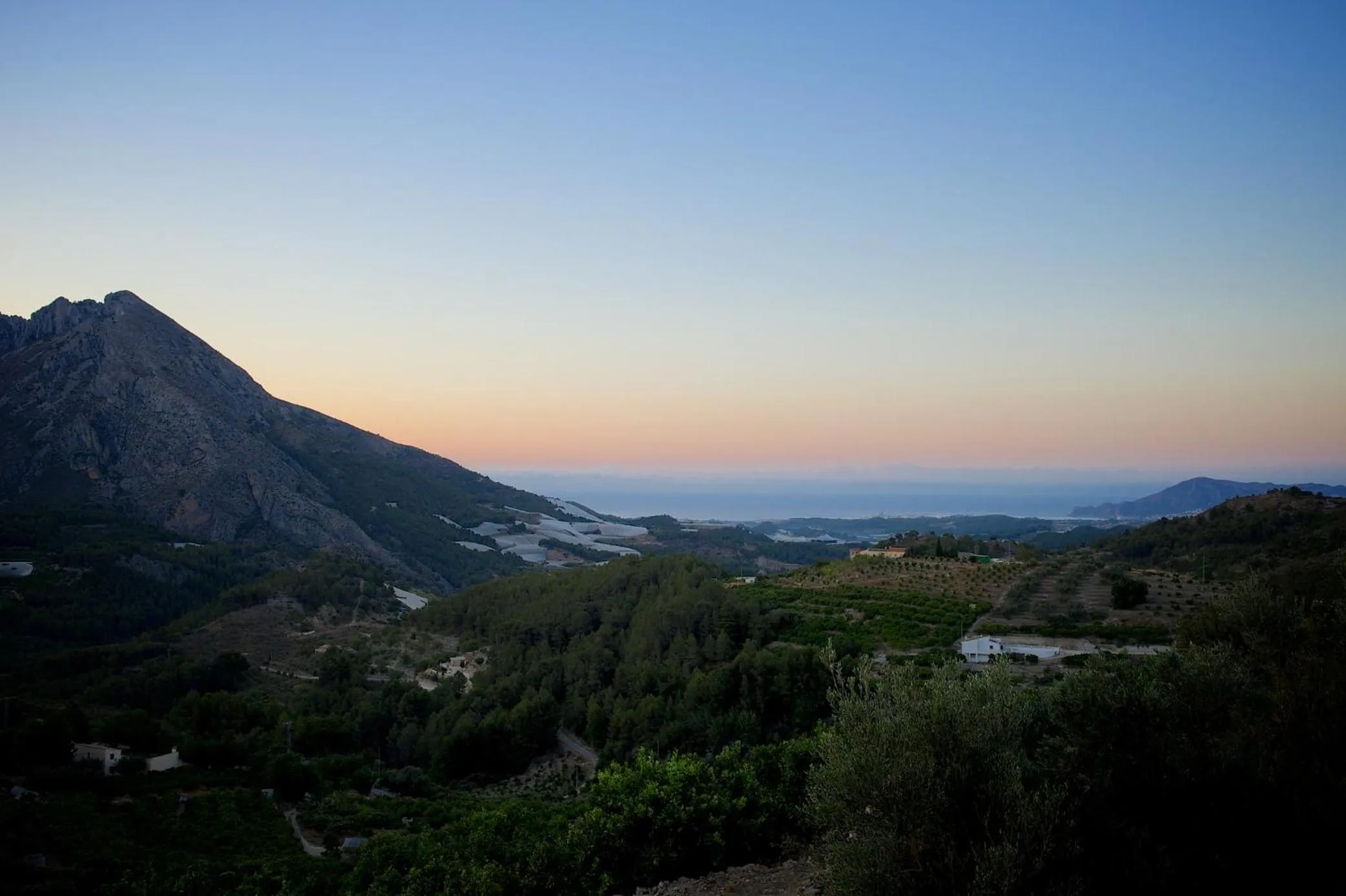 Natural landscape in Finca Oliva