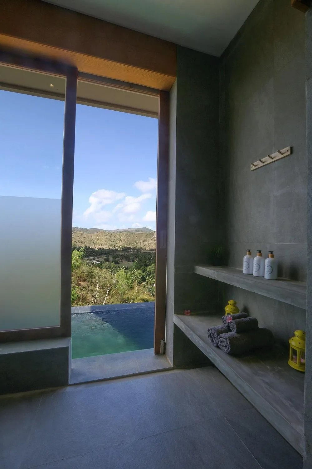 Shower in Seven Havens Residence