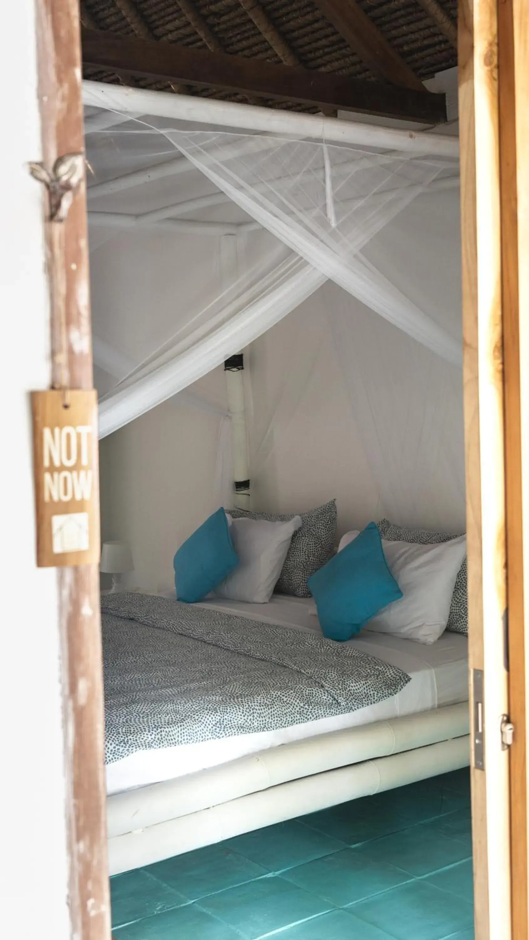 Bed in Tiki Boutique Hotel Spa Lombok Bed in Tiki Boutique Hotel Spa Lombok