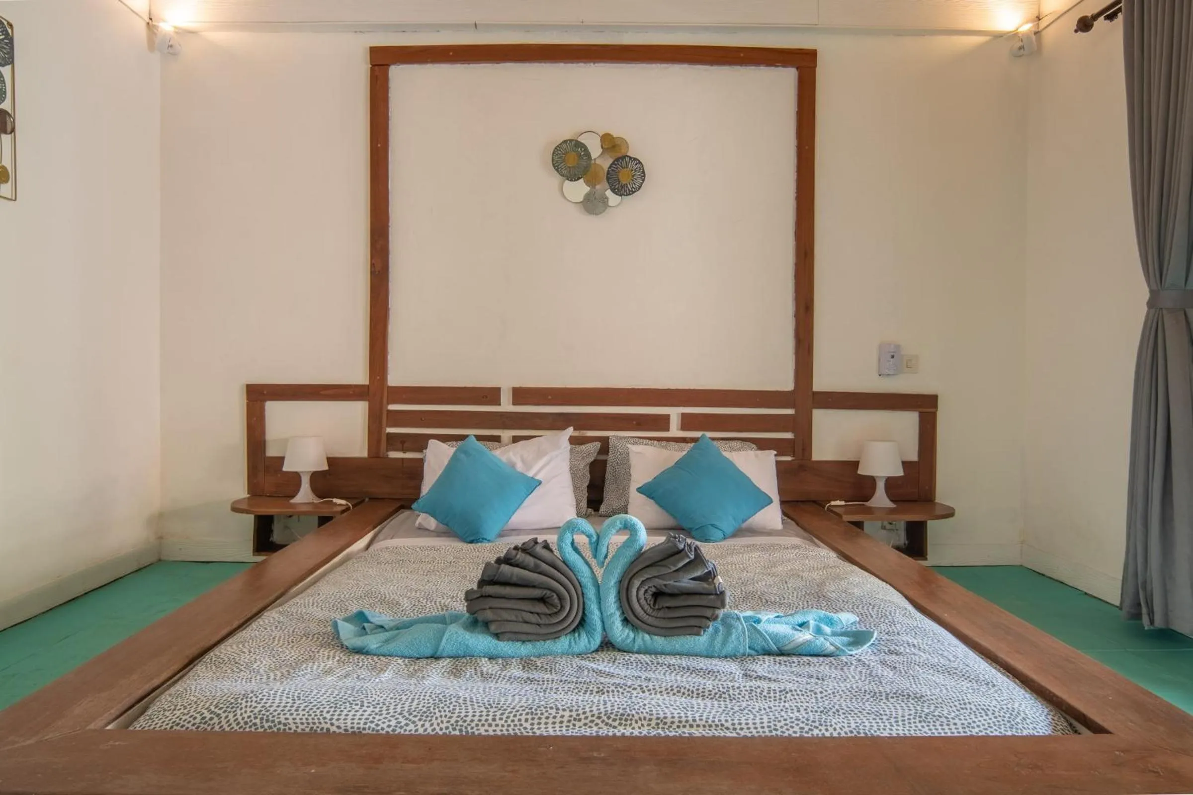 Bed in Tiki Boutique Hotel Spa Lombok