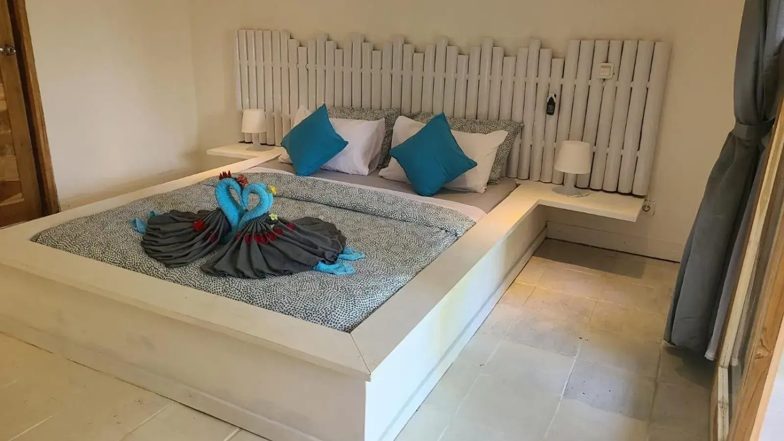 Bed in Tiki Boutique Hotel Spa Lombok Bed in Tiki Boutique Hotel Spa Lombok