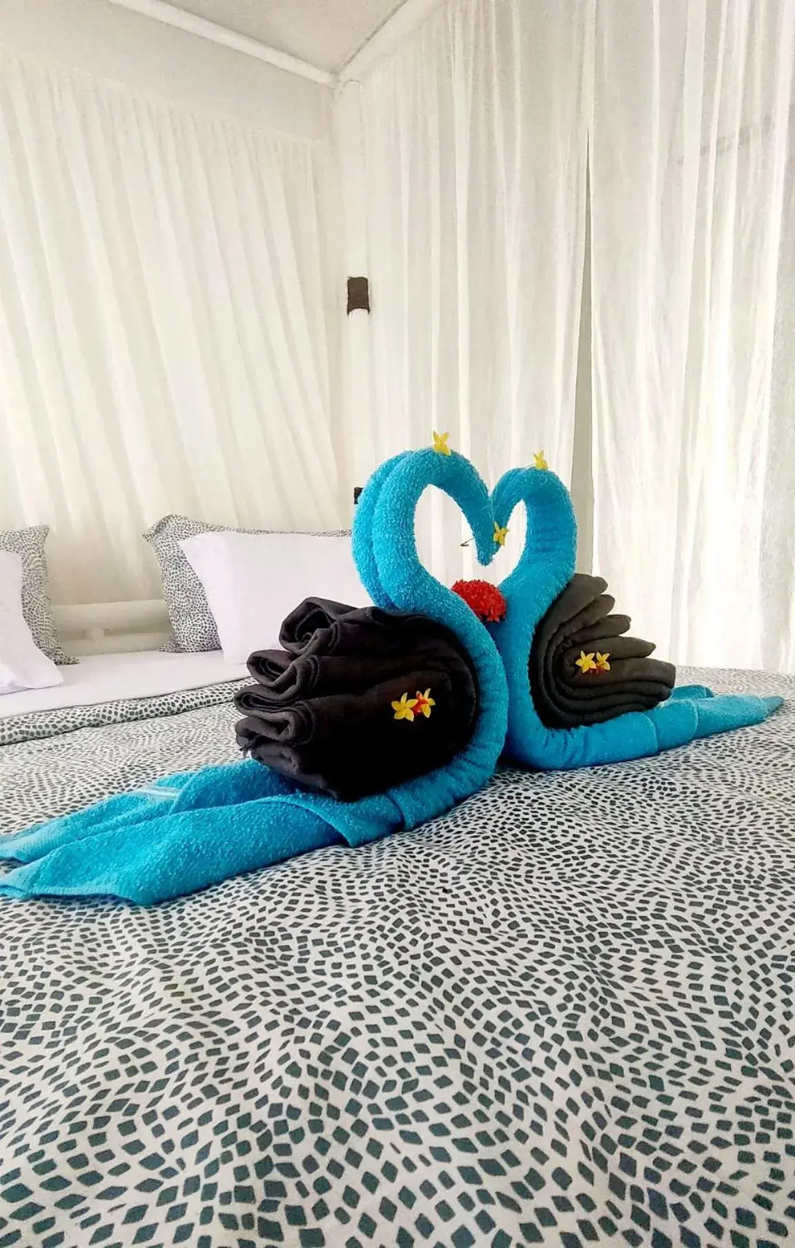 Bed in Tiki Boutique Hotel Spa Lombok Bed in Tiki Boutique Hotel Spa Lombok